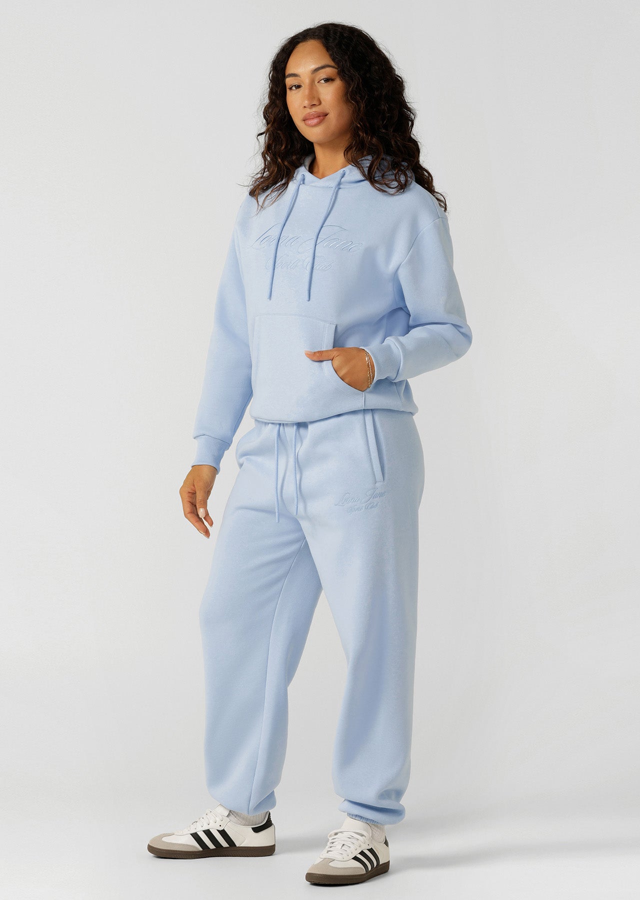 Lorna Jane Sports Club Fleece Sweatpants - Toulouse Blue