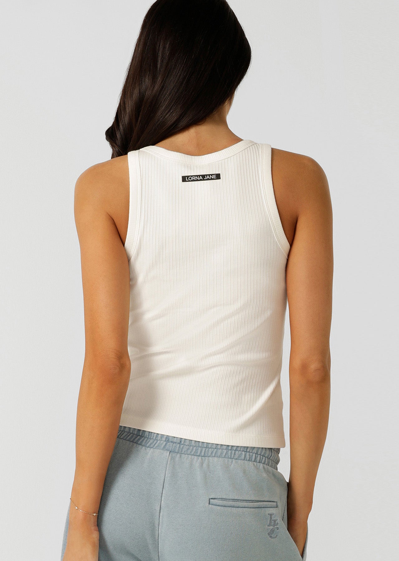 Lorna Jane Legacy Rib Tank - Porcelain