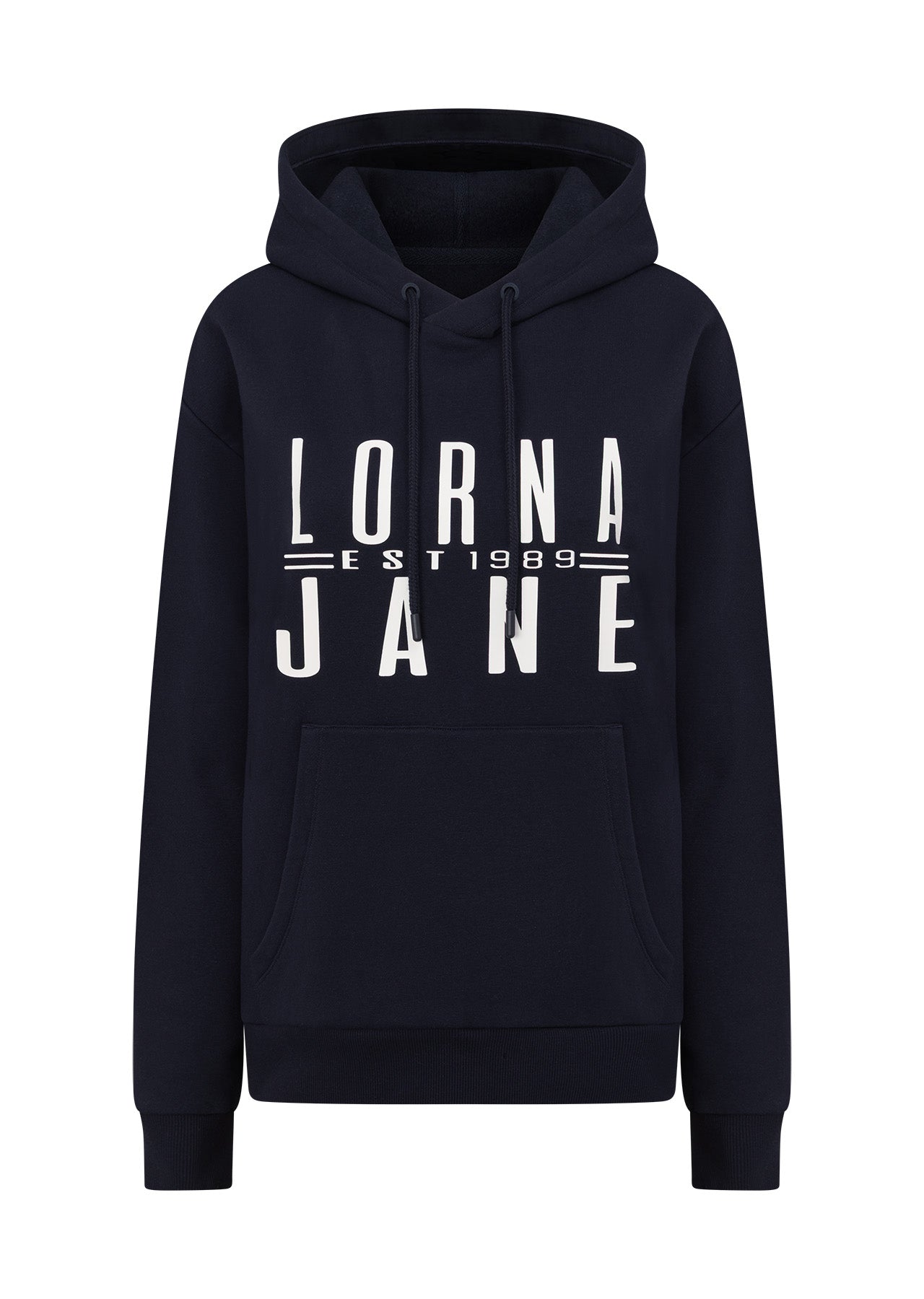Lorna Jane Lounge Fleece Hoodie - Midnight Blue