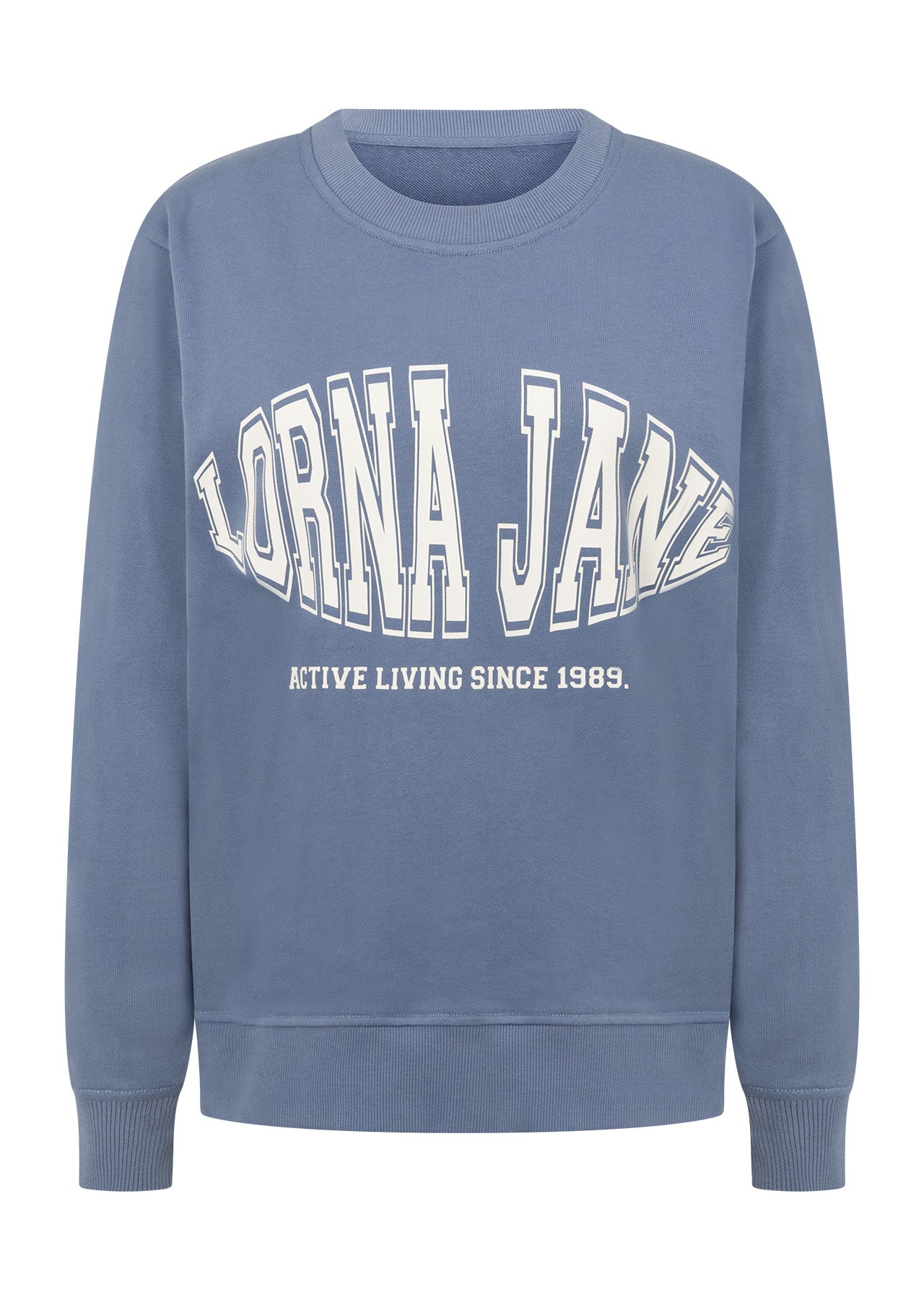 Lorna Jane Iconic Sweat - Misty Blue