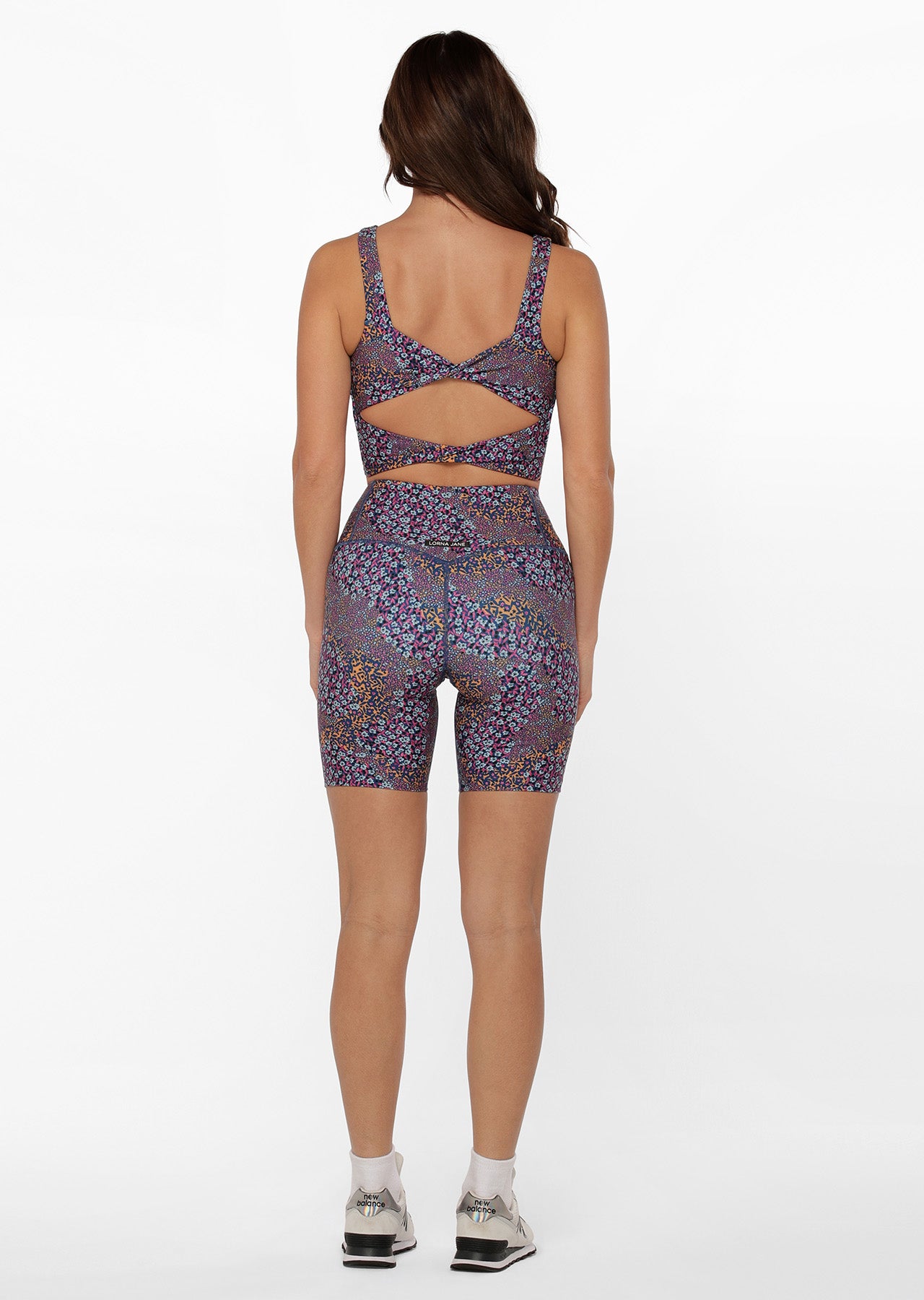 Lorna Jane Midnight Ditsy Bike Shorts - Midnight Ditsy Print