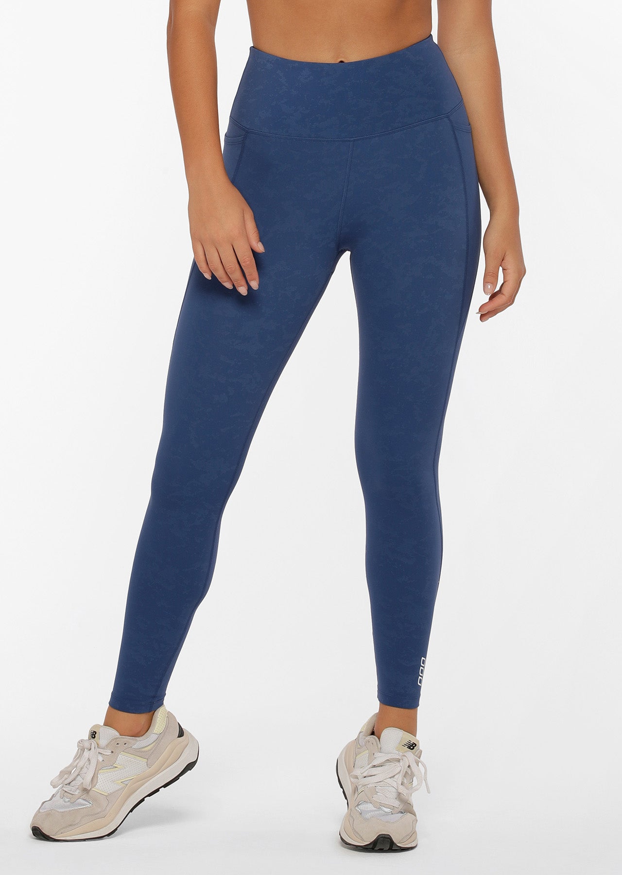 Lorna Jane Scrunch Full Length Leggings - Washed Indigo