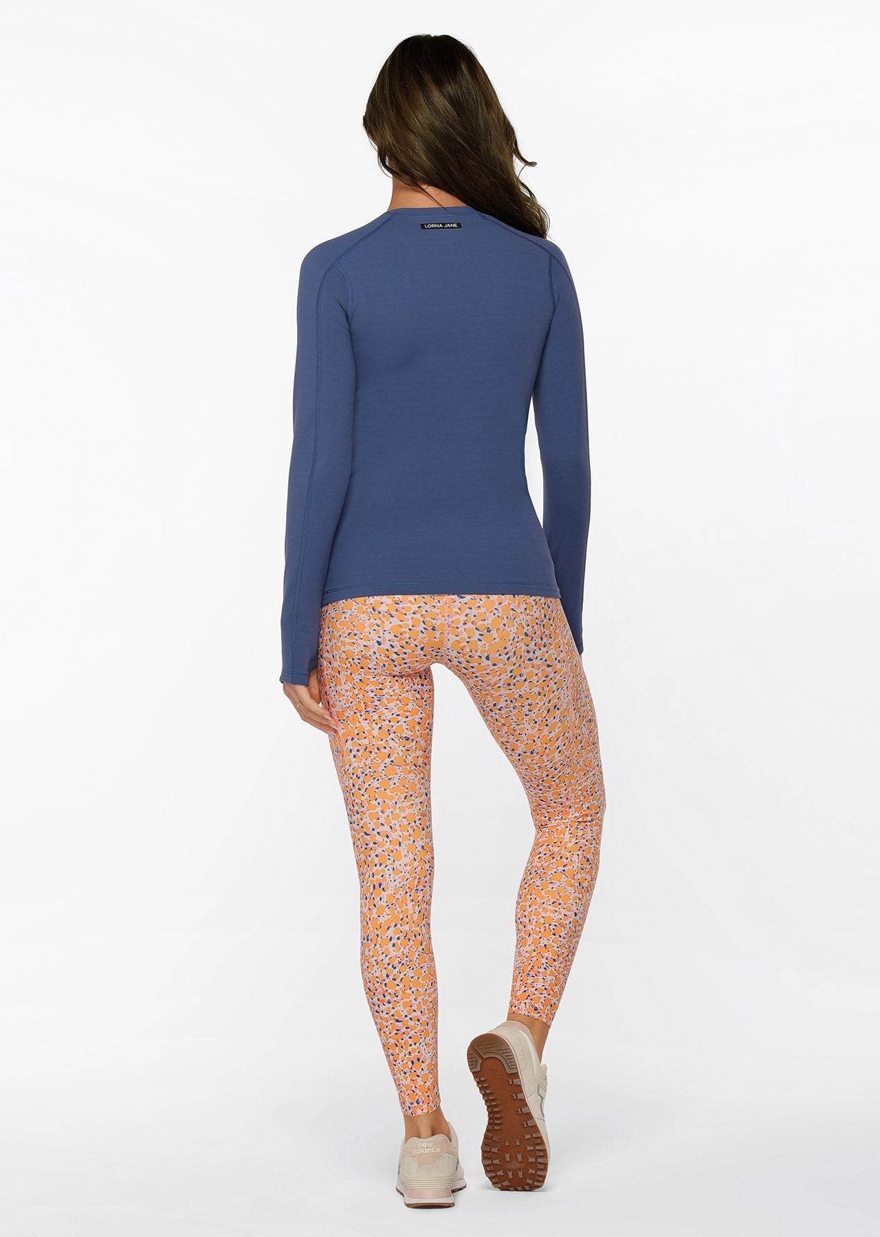 Lorna Jane Tech Thermal Long Sleeve Top - Indigo