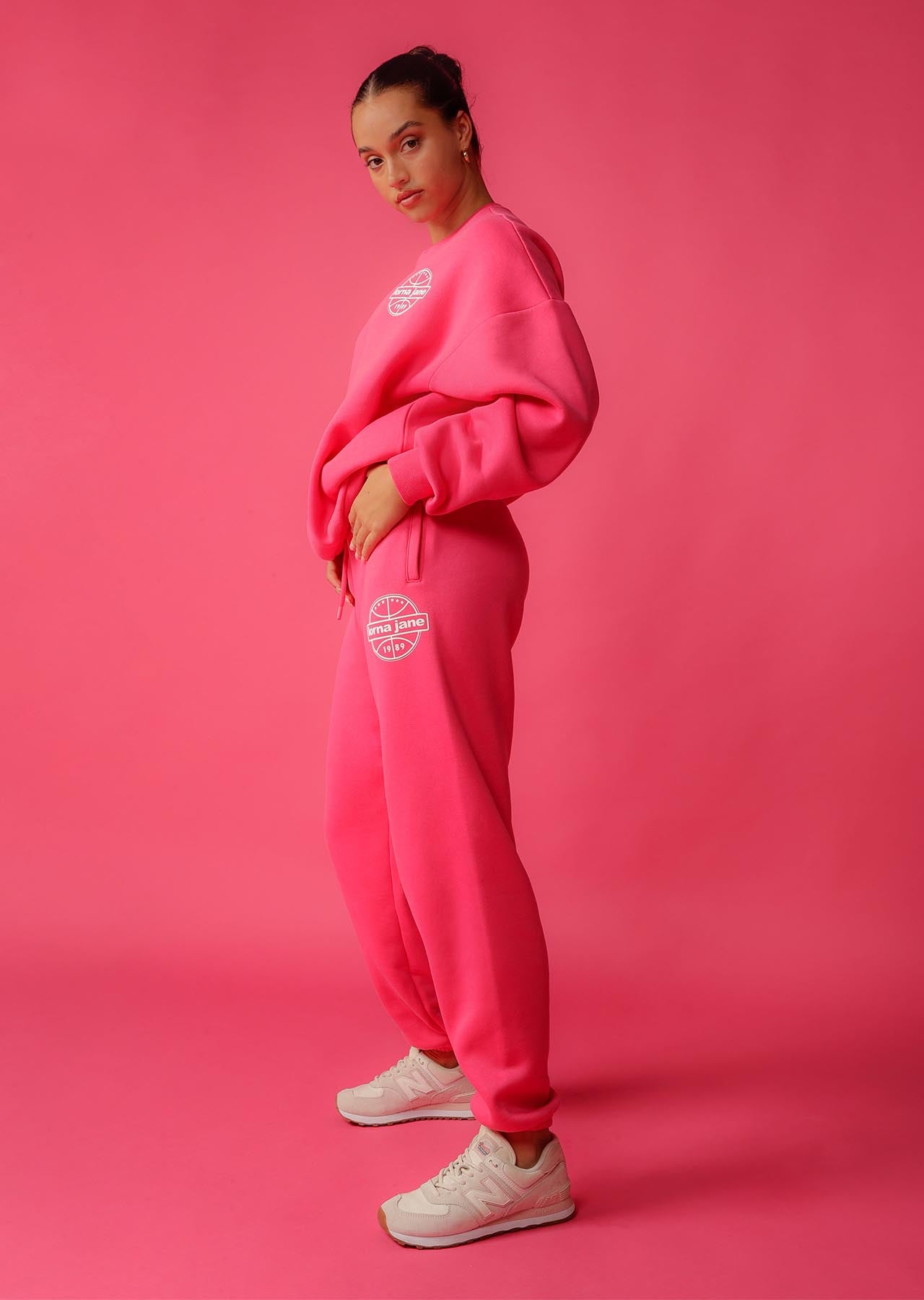 Lorna Jane Recovery Track Pants - Rose Pink