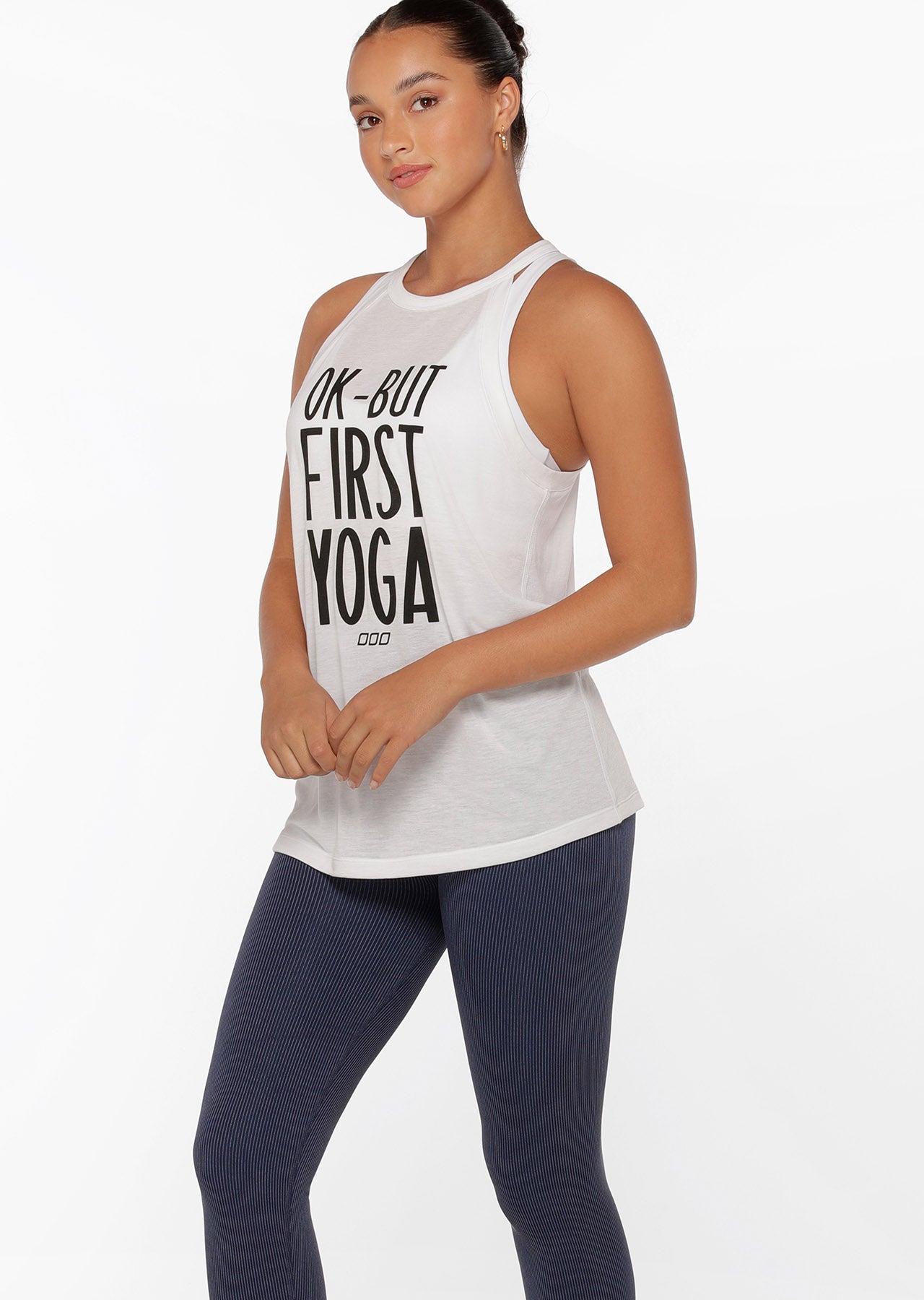 Lorna Jane Always Yoga Tank - White