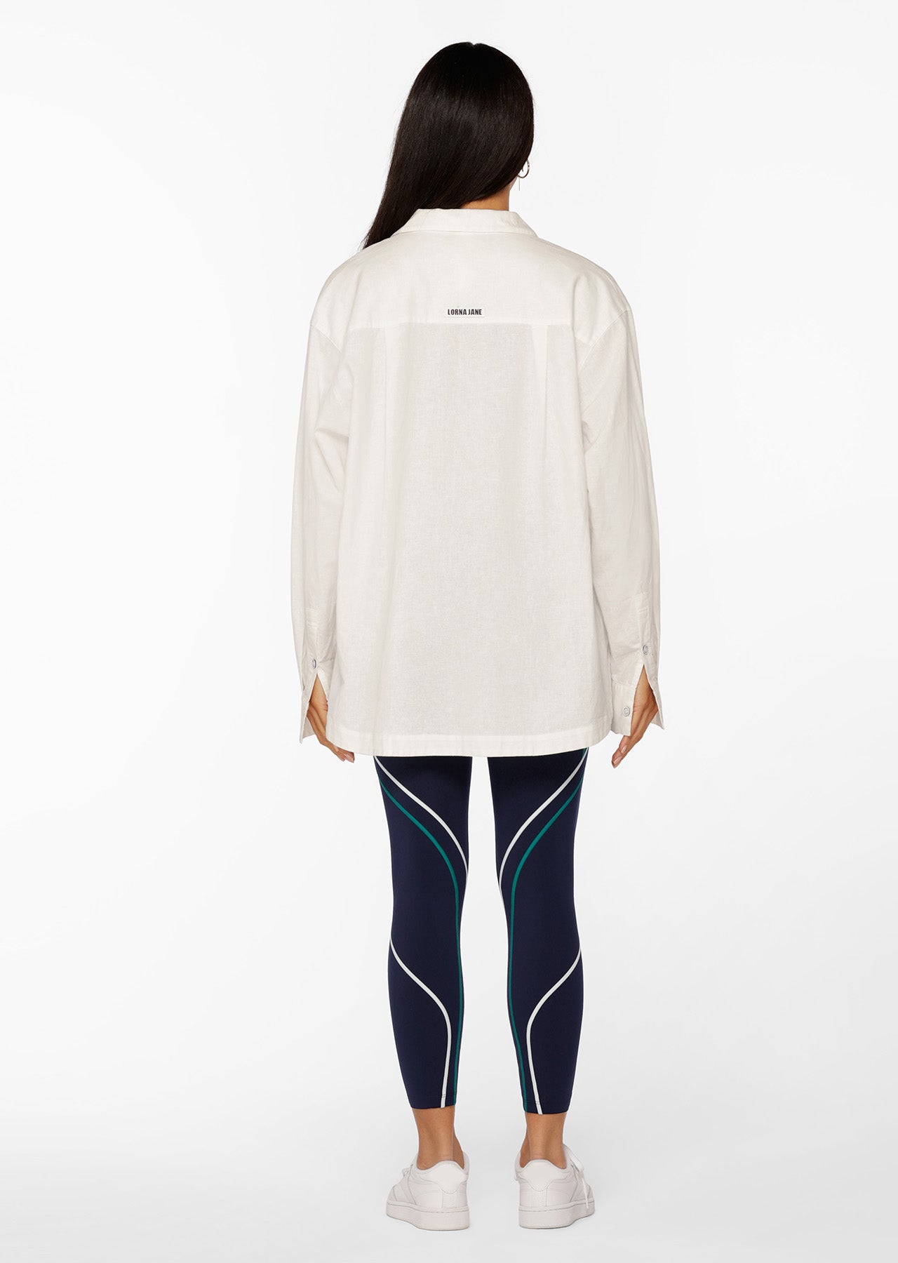 Lorna Jane Country Club Button Up - Porcelain