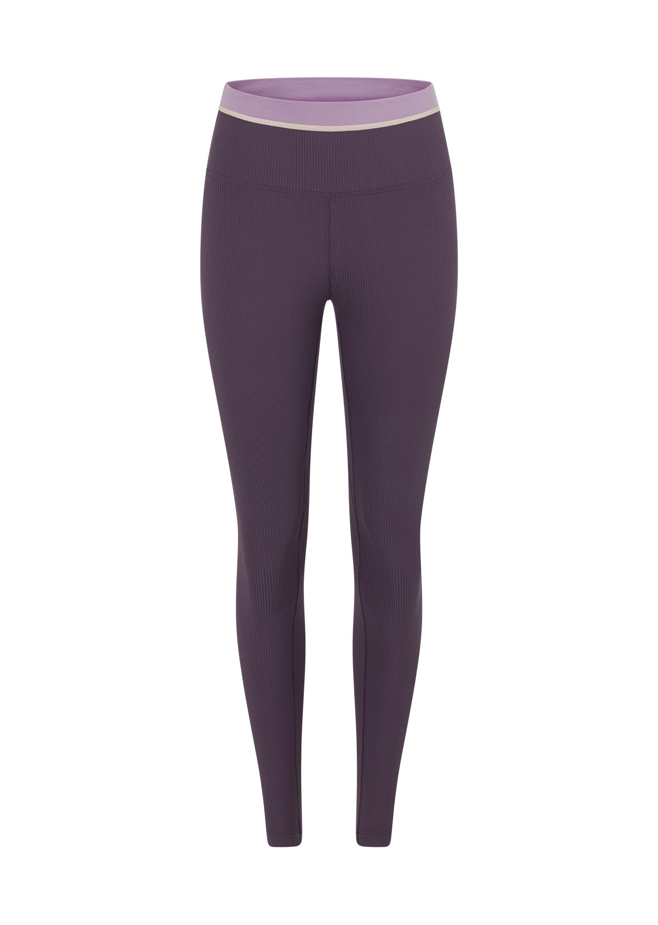 Lorna Jane Perfect Practice Rib Full Length Leggings - Midnight Plum