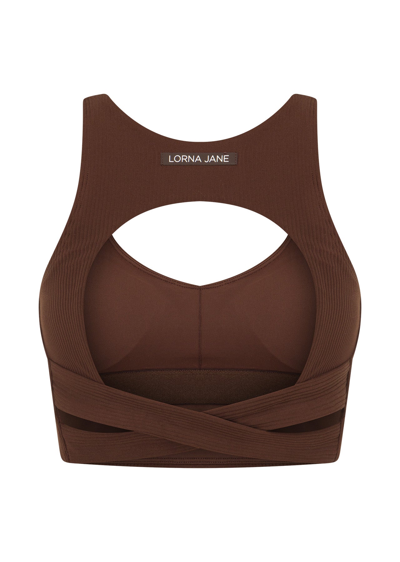 Lorna Jane Irresistible Longline Sports Bra - Espresso