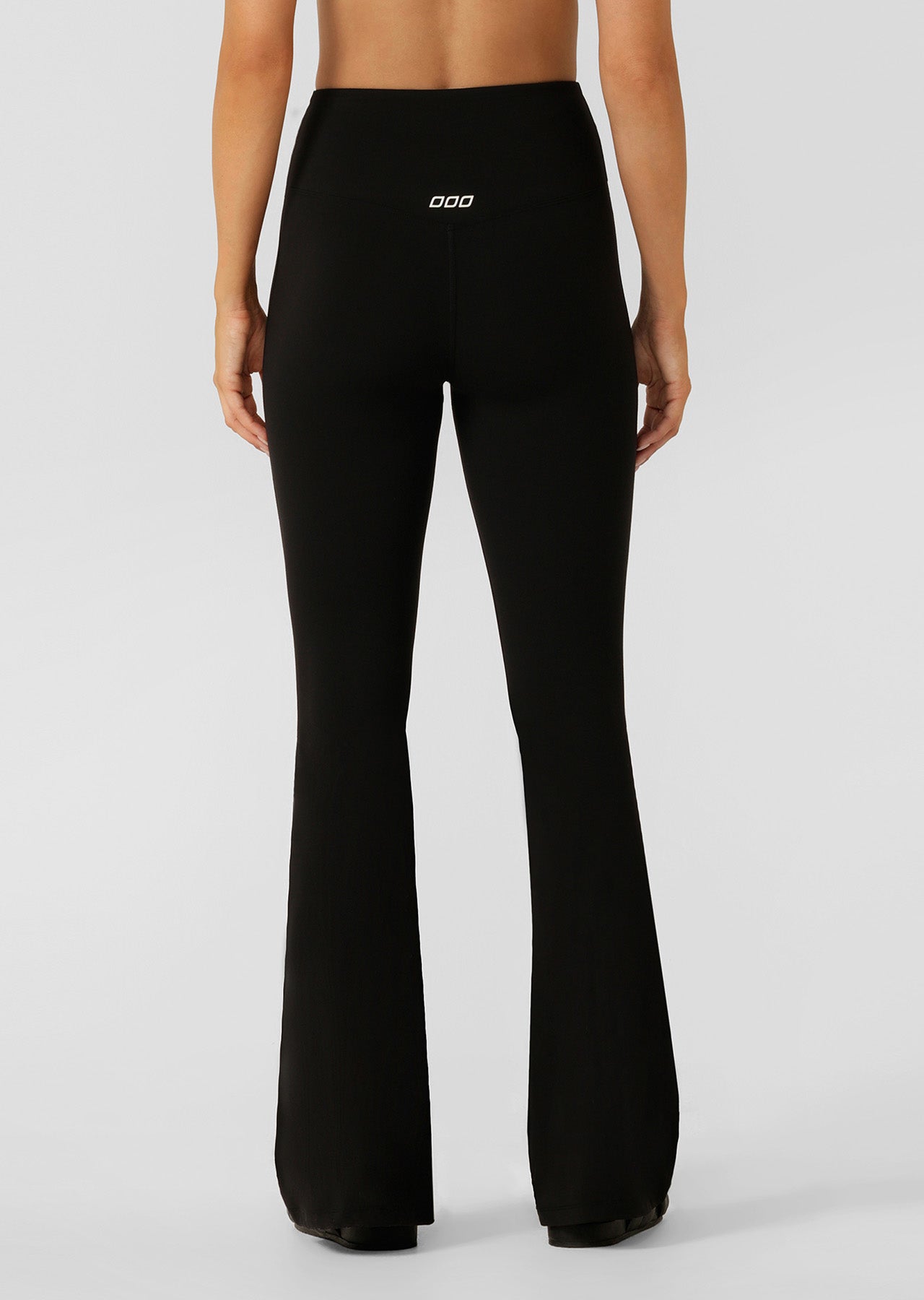 Lorna Jane Lotus Flare Full Length Thermal Leggings - Black