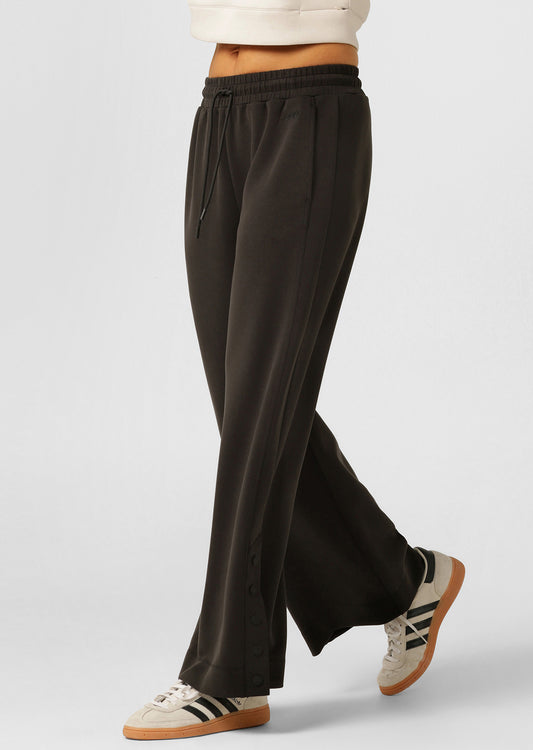 Lorna Jane Post Practice Wide Leg Pants - Washed Black