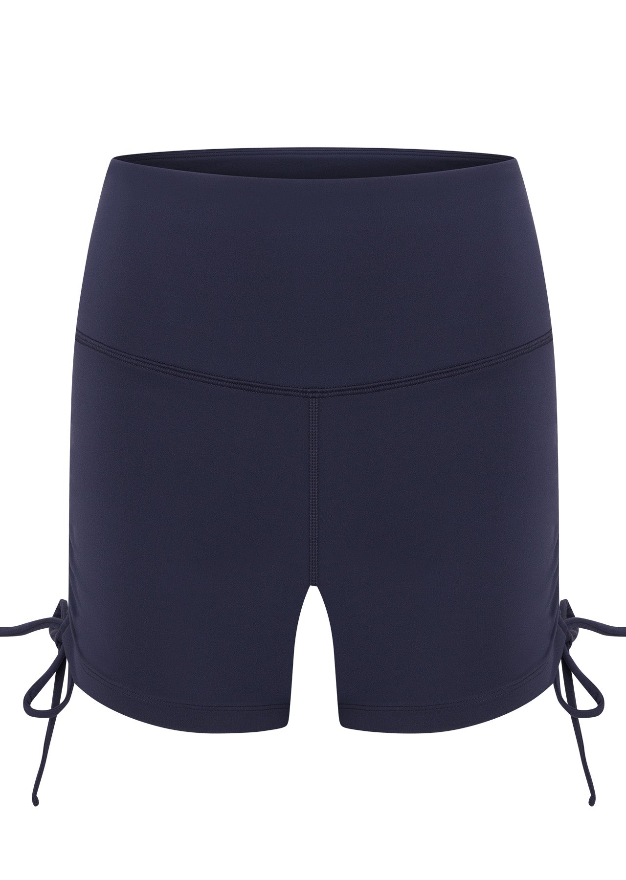 Lorna Jane Rouched Cheeky Bike Shorts - Ash Blue