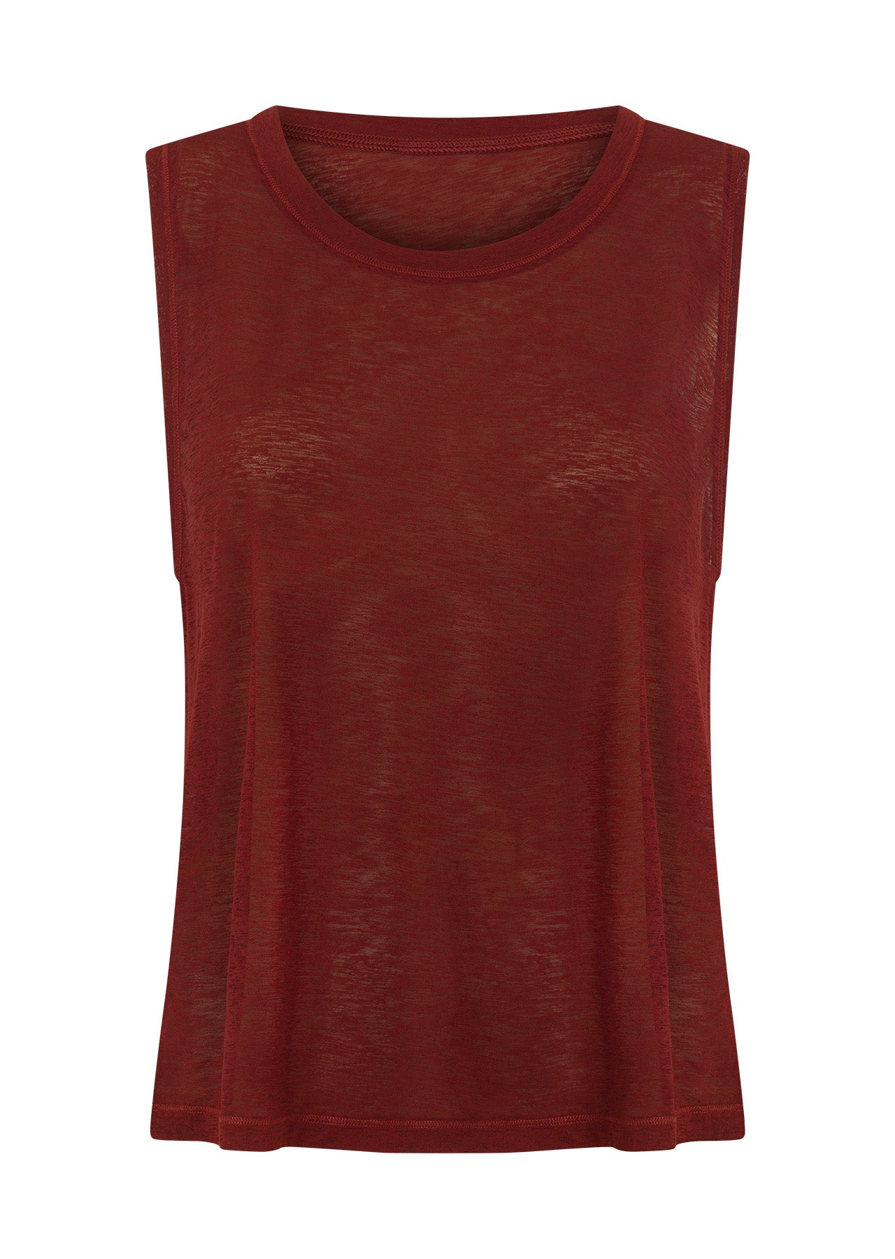 Lorna Jane Finish Line Active Tank - Dark Ruby