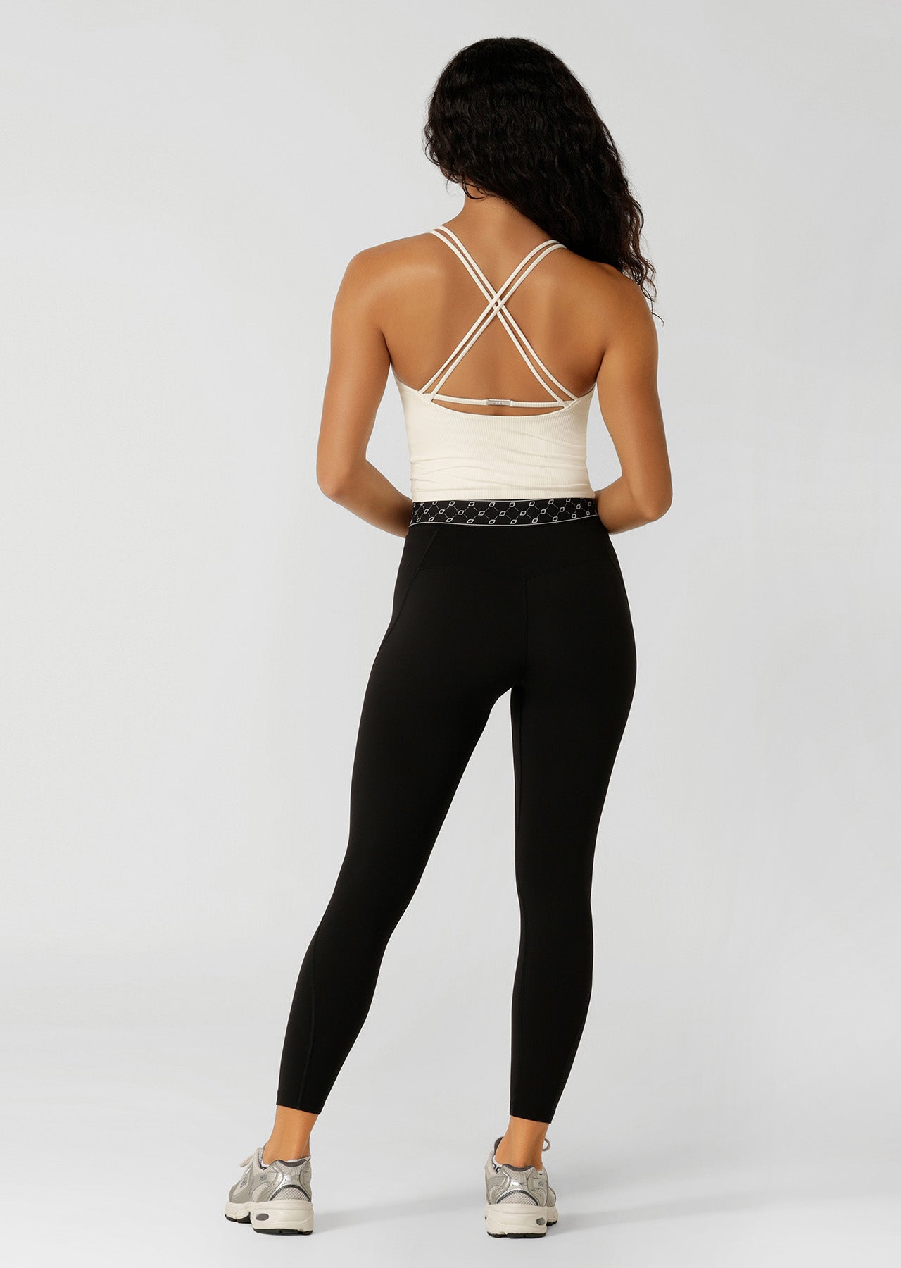 Lorna Jane Contour Side Pocket Ankle Biter Leggings - Recycled Black