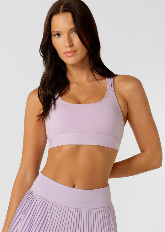 Lorna Jane Train Hard Max Support Sports Bra - Dusty Lilac