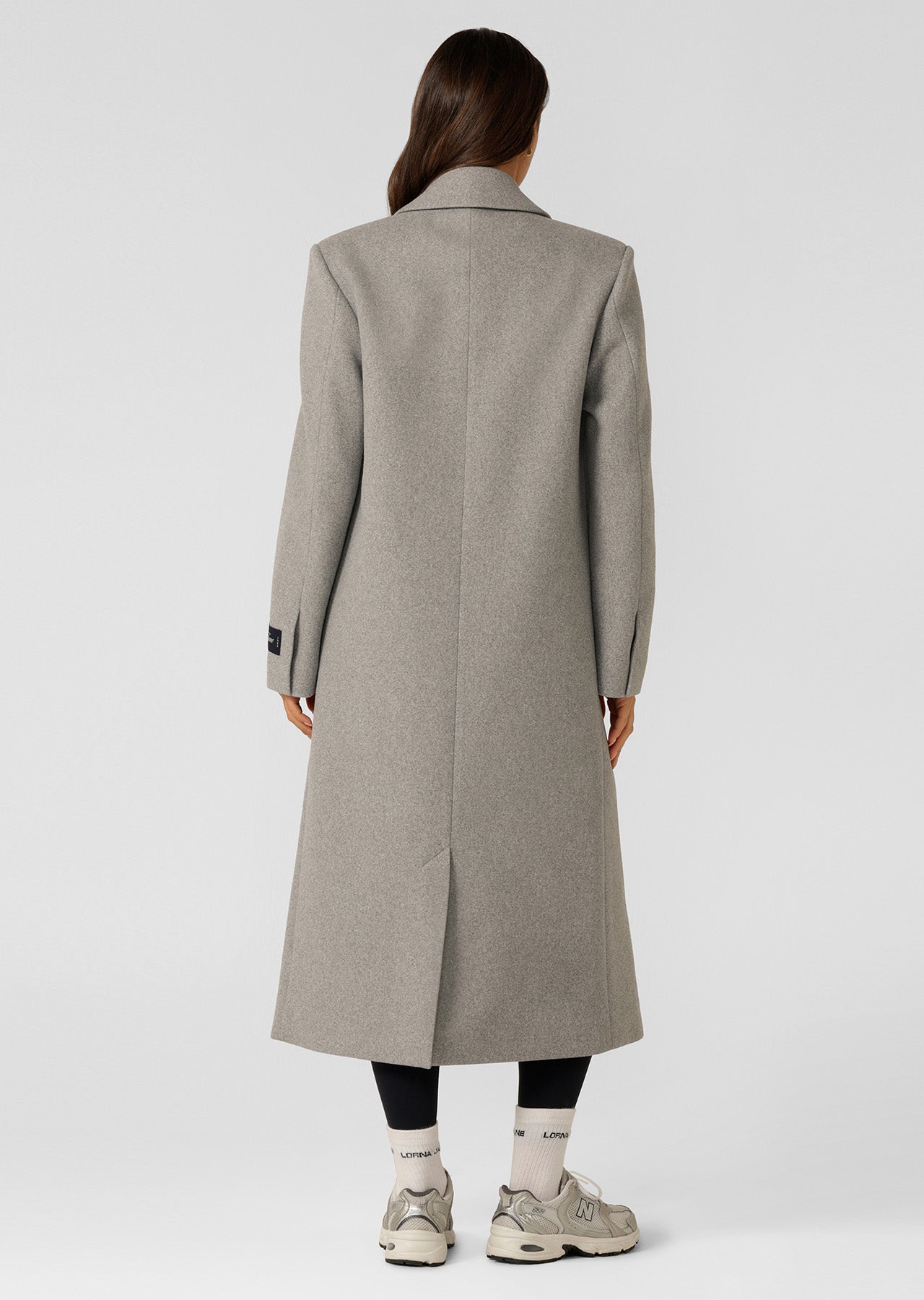 Lorna Jane LJ Iconic Longline Coat - Grey Marl