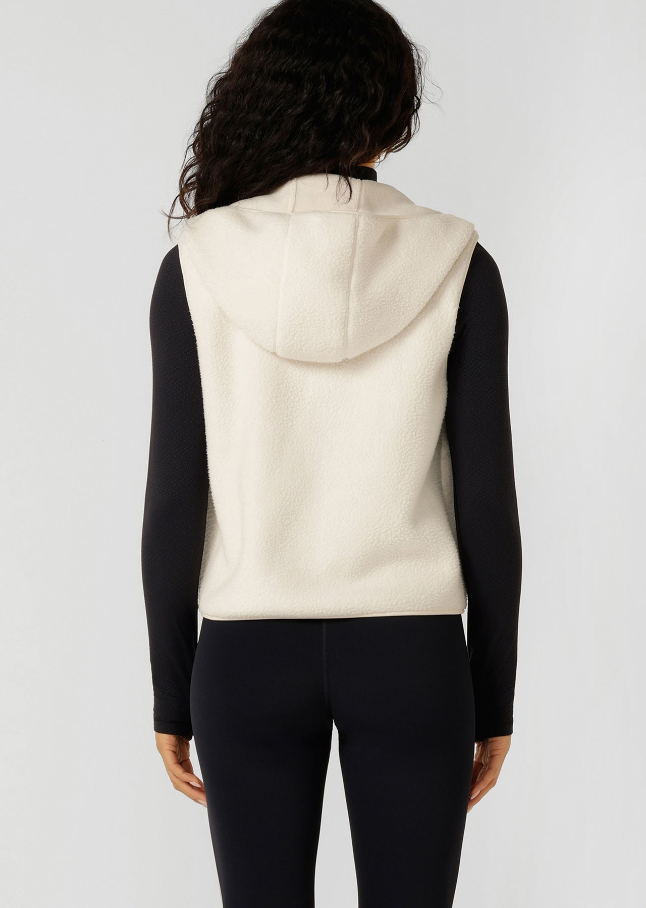 Lorna Jane On The Move Sports Fleece Vest - Cream