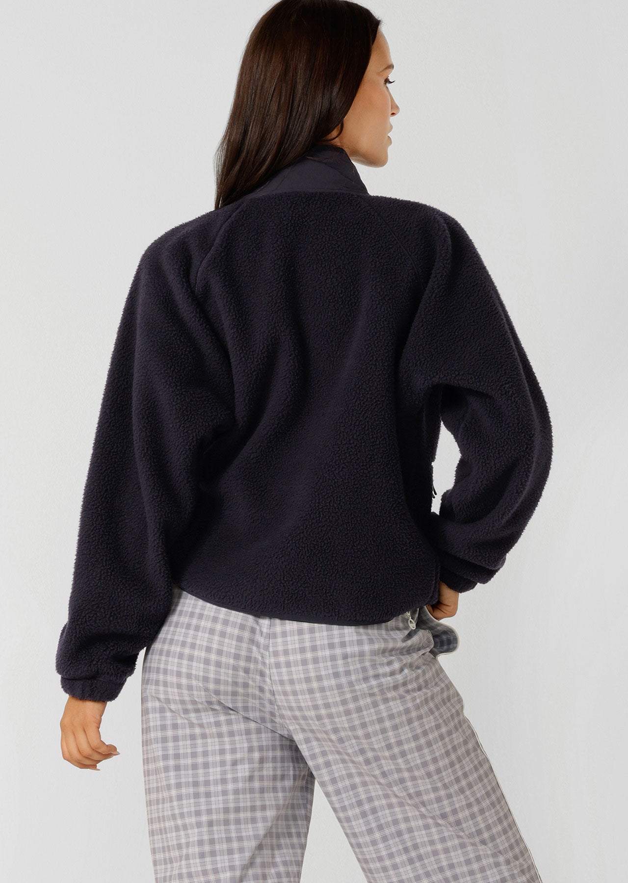 Lorna Jane On The Move Sports Fleece Jacket - Midnight Blue