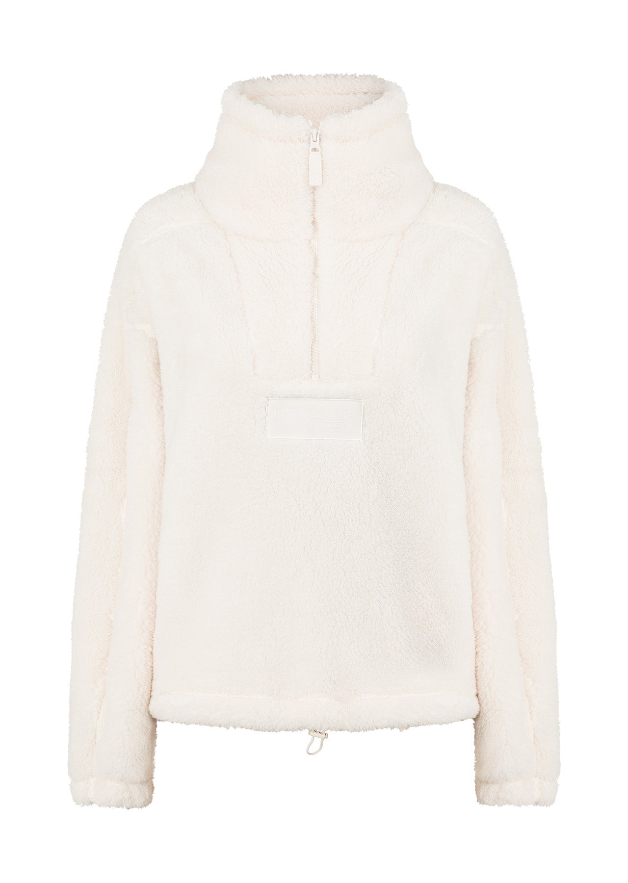 Lorna Jane Everyday Teddy Quarter Zip Sweat - Cream