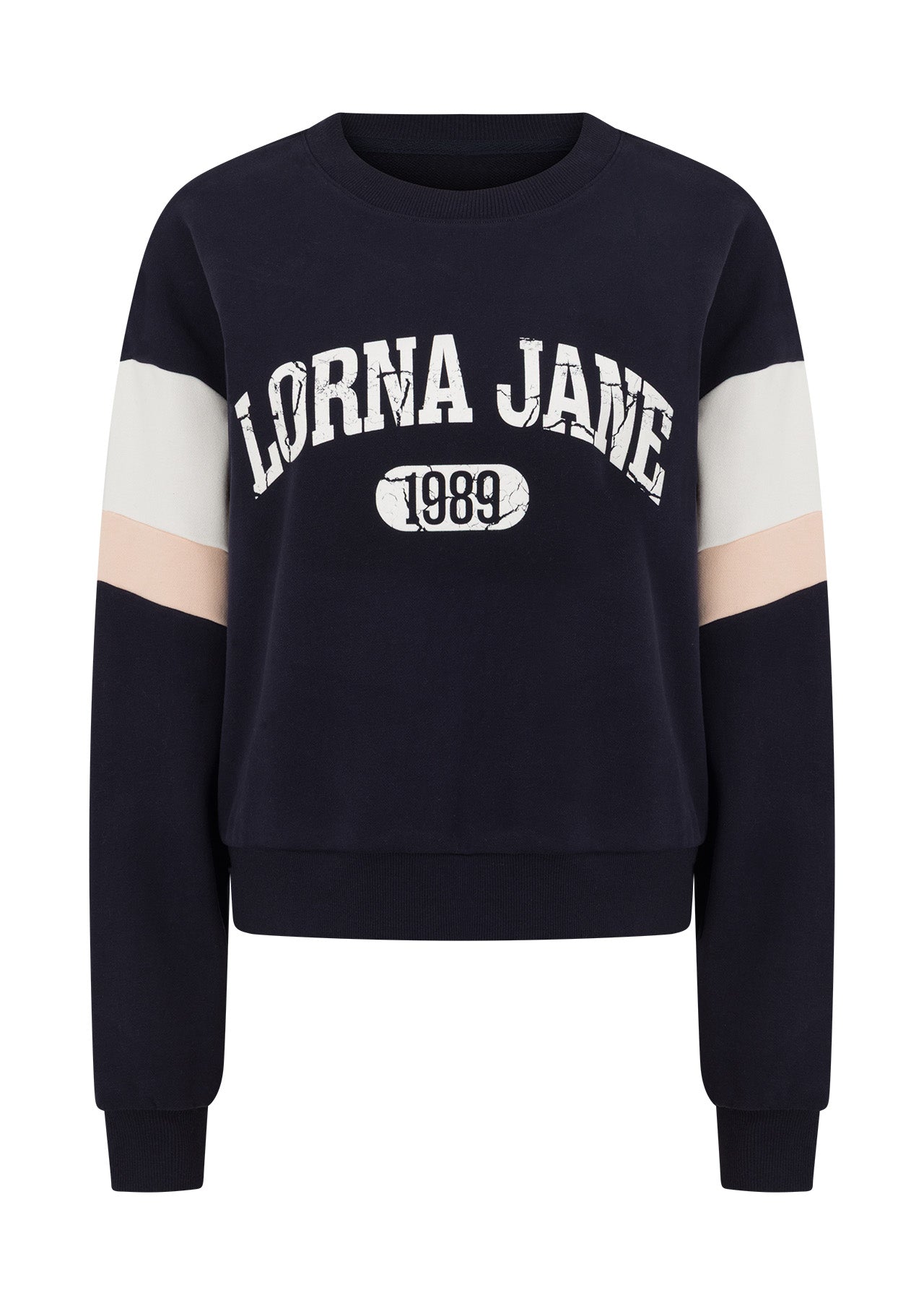 Lorna Jane Soft Touch College Lounge Sweat - Midnight Blue
