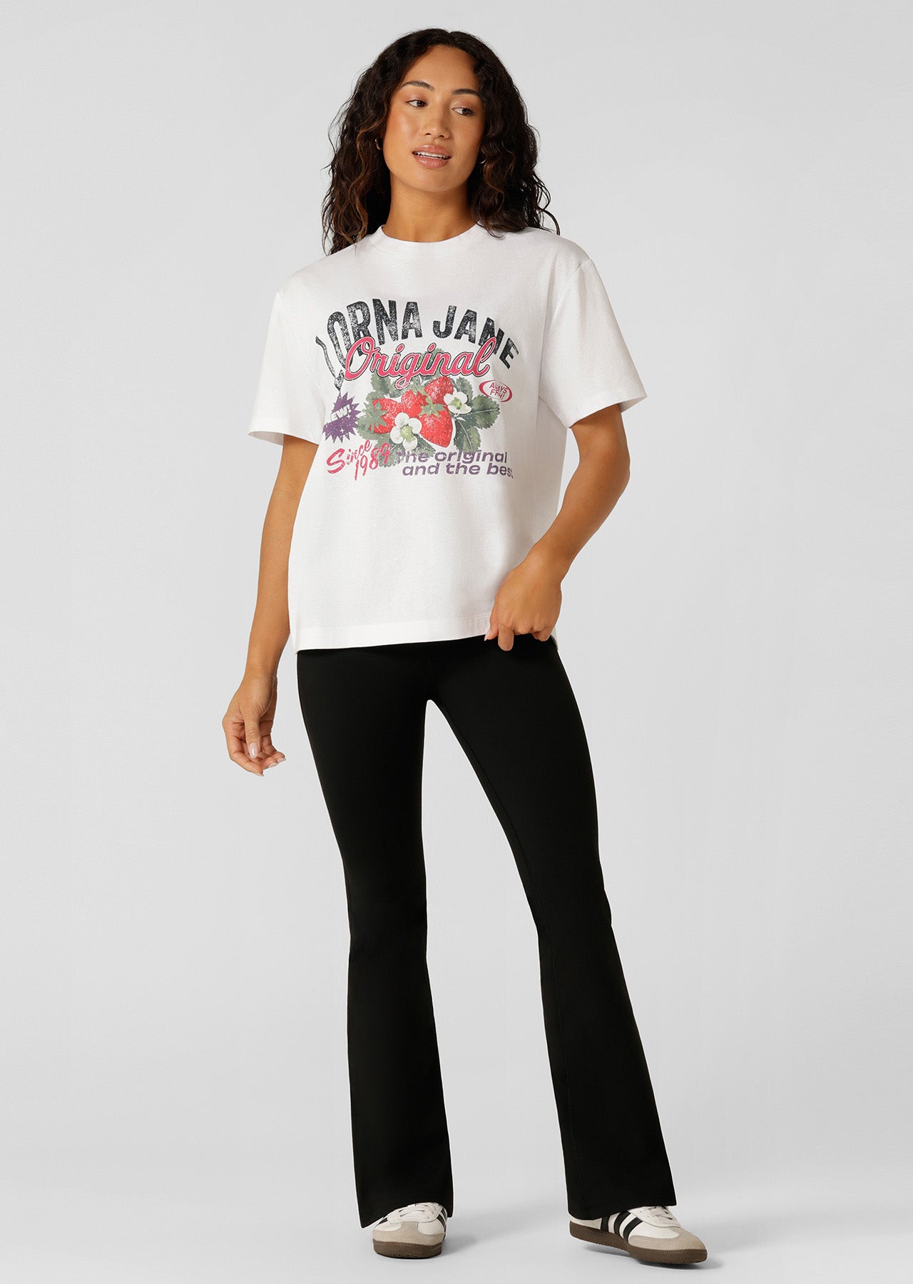 Lorna Jane LJ Berry Sweet T-Shirt - White
