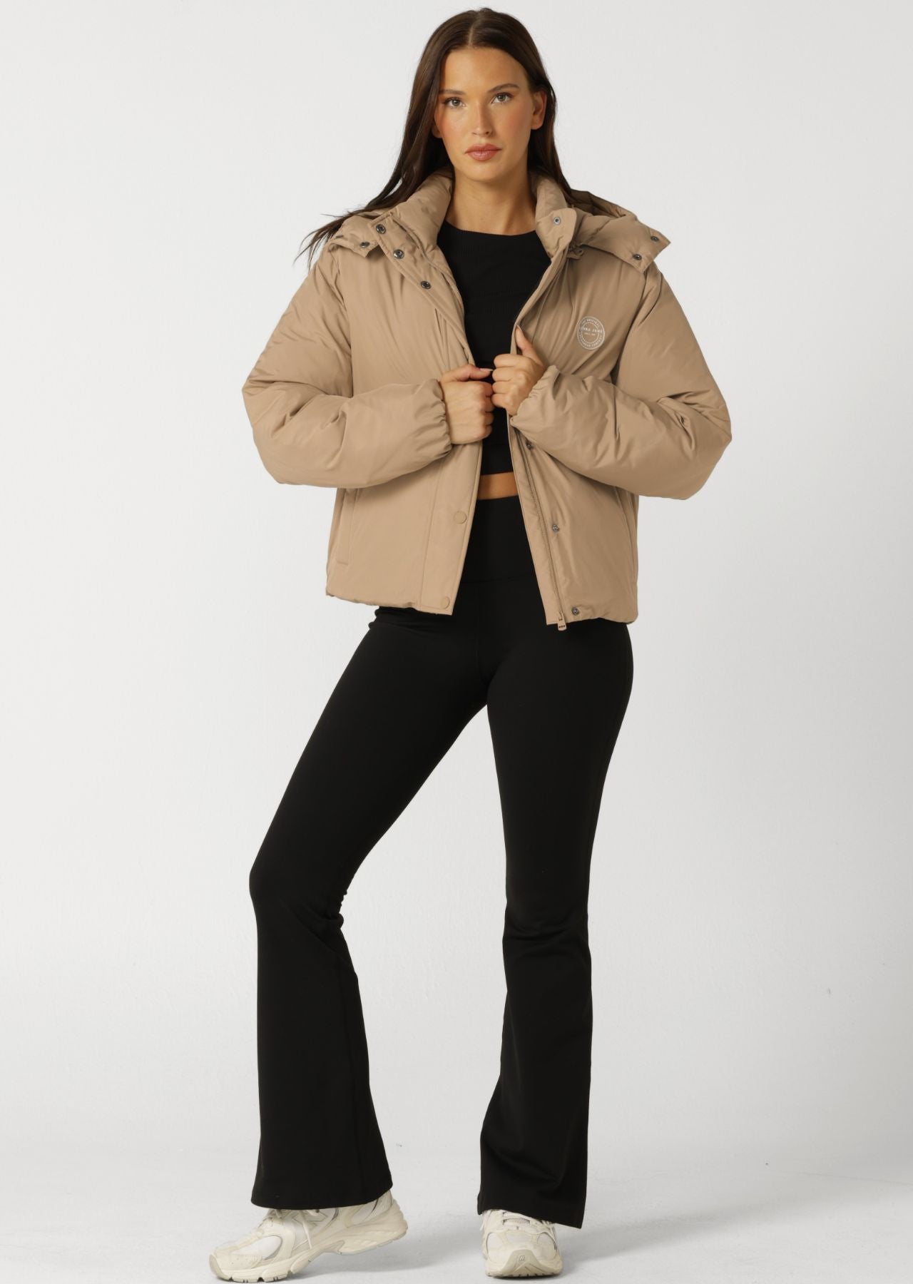 Lorna Jane Winter Warmth Puffer Jacket - Sand Dune