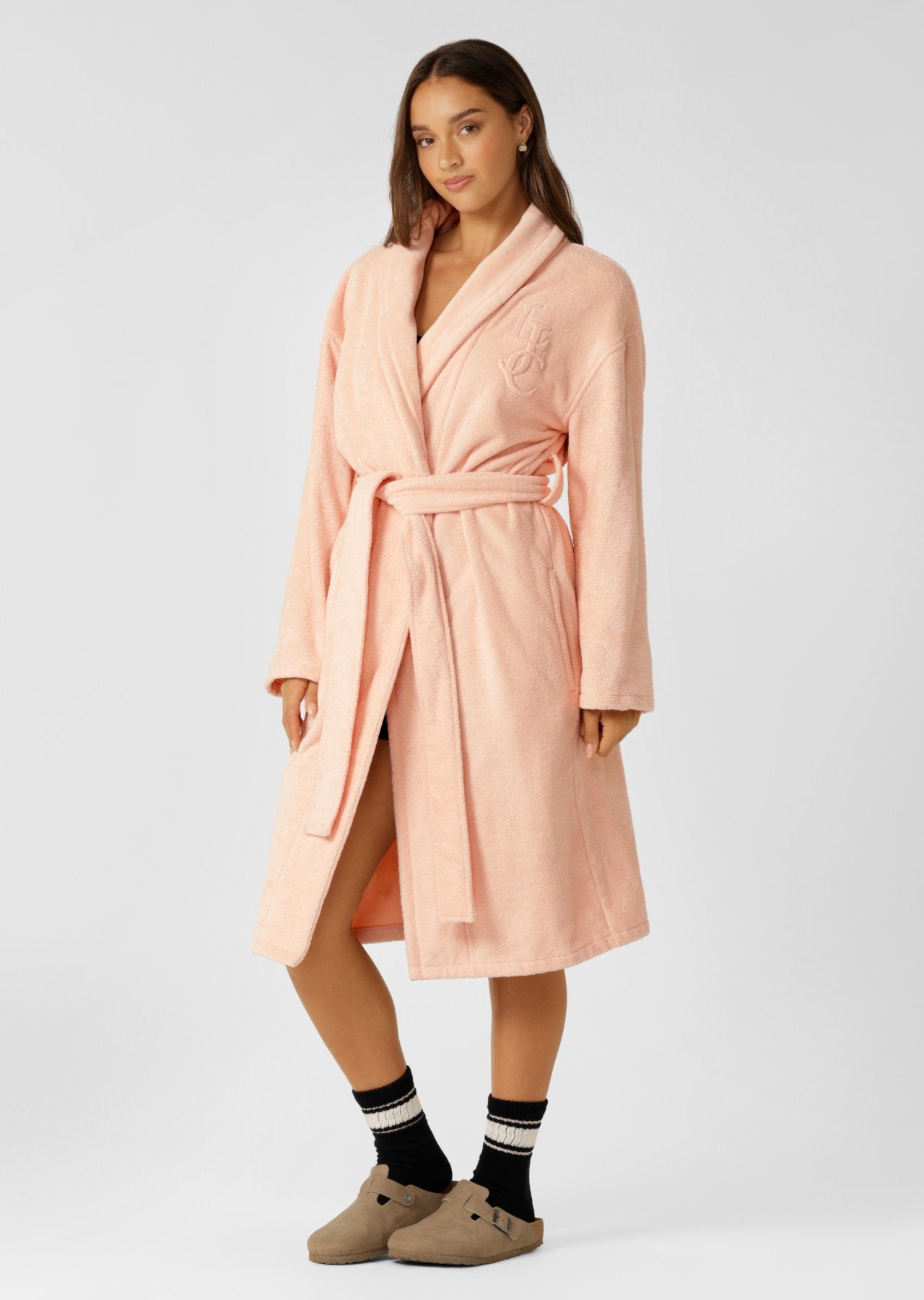 Lorna Jane R&R Lounge Robe - Dream Pink