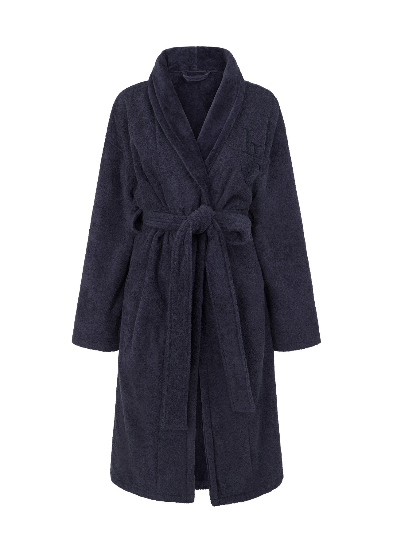 Lorna Jane R&R Lounge Robe - Platinum Navy