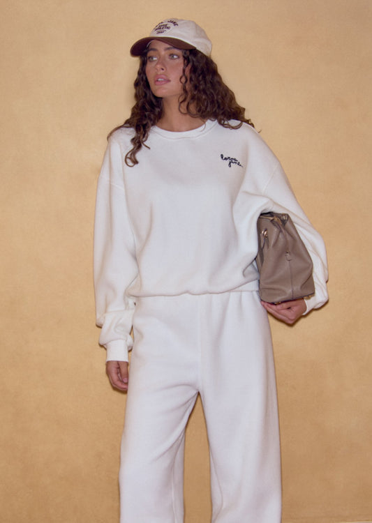 Lorna Jane Cosy Lounge Sweatshirt - Porcelain