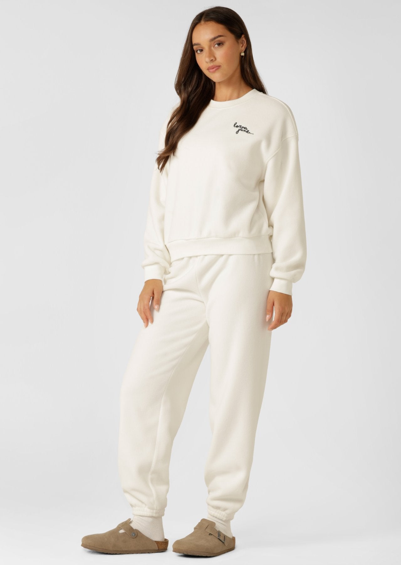 Lorna Jane Cosy Lounge Sweatshirt - Porcelain