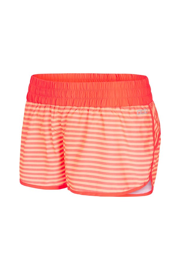 Lorna Jane Marnel Run Shorts - Calypso/Neon Peach Melba