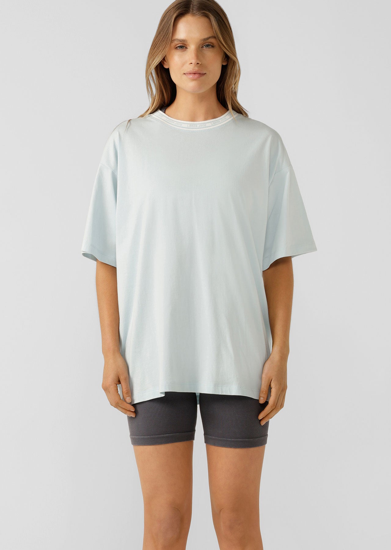 Lorna Jane Serene Boyfriend Tee - Morning Sky