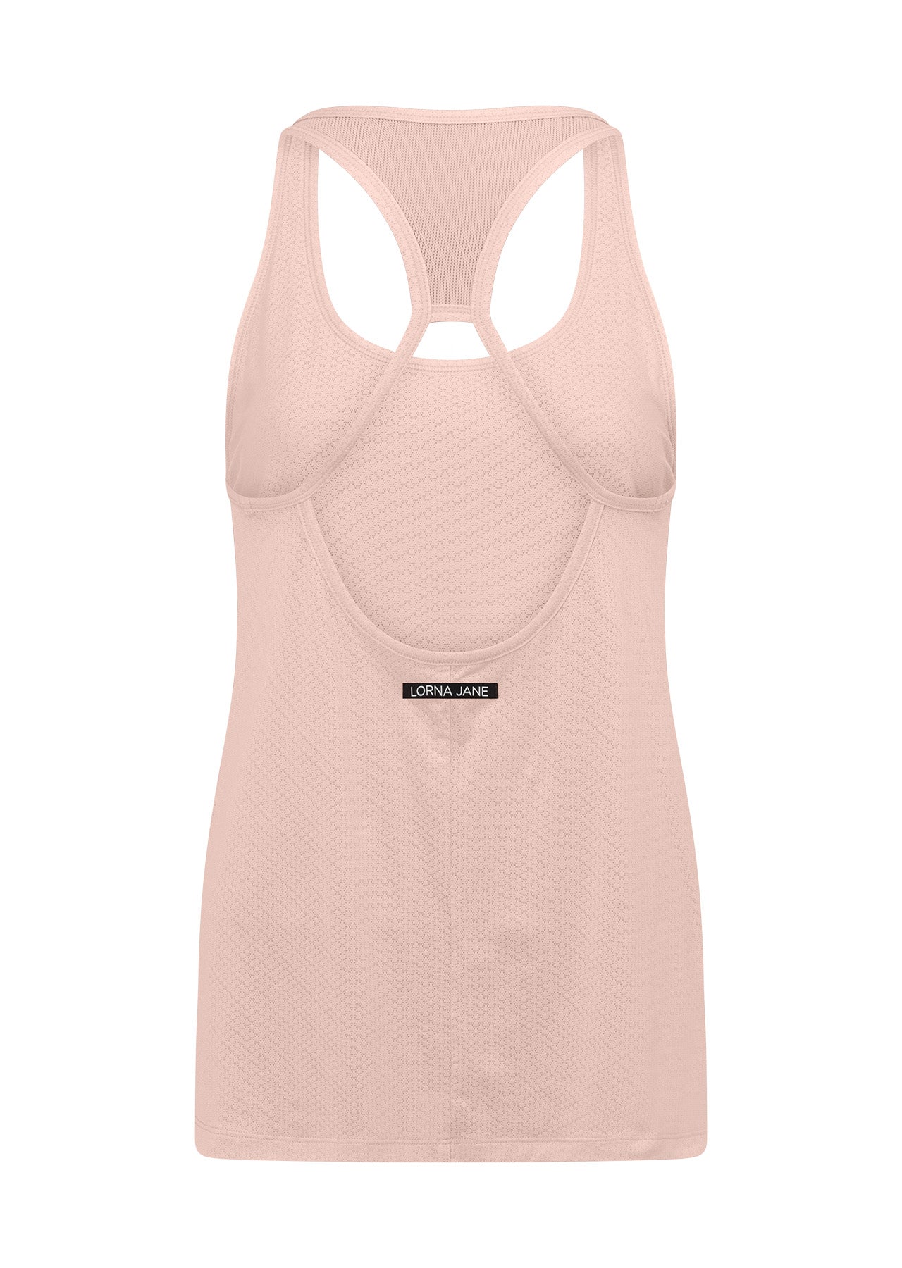 Lorna Jane Grab And Go Active Mesh Tank - Blushed Pink