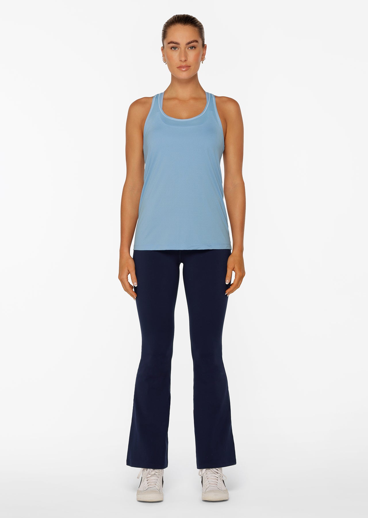 Lorna Jane Grab And Go Active Mesh Tank - Moontide