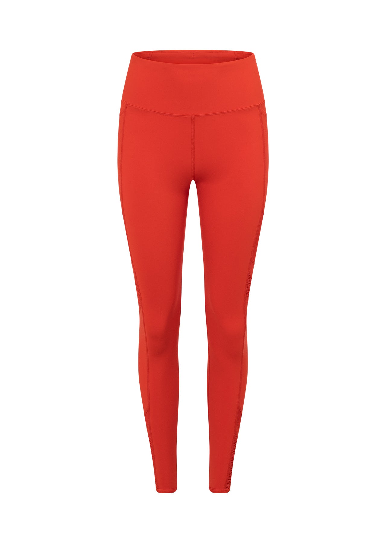 Lorna Jane Circuit Recycled Pocket Booty Ankle Biter Leggings - Hot Tomato