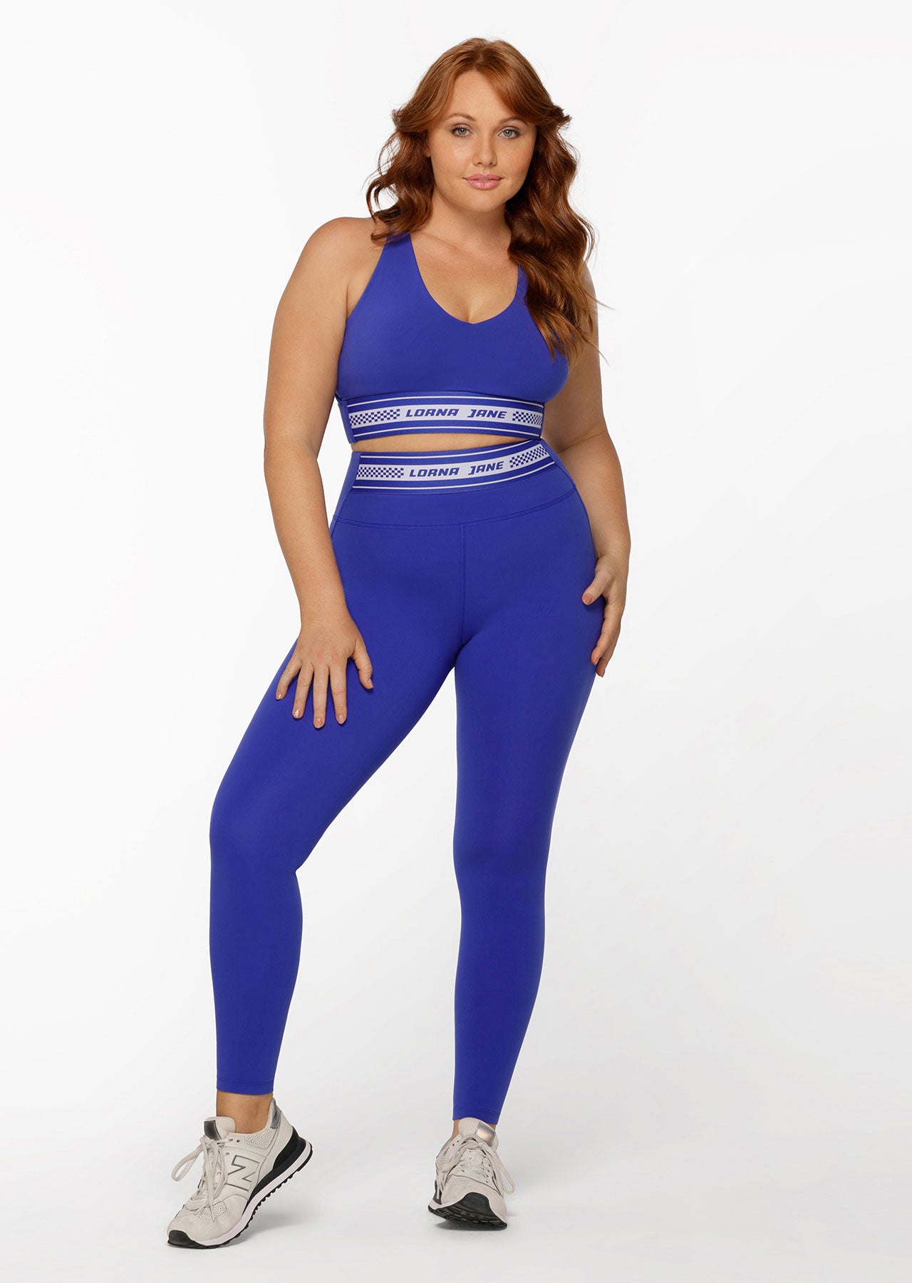 Lorna Jane Qualify No Chafe Full Length Leggings - Magnetic Blue
