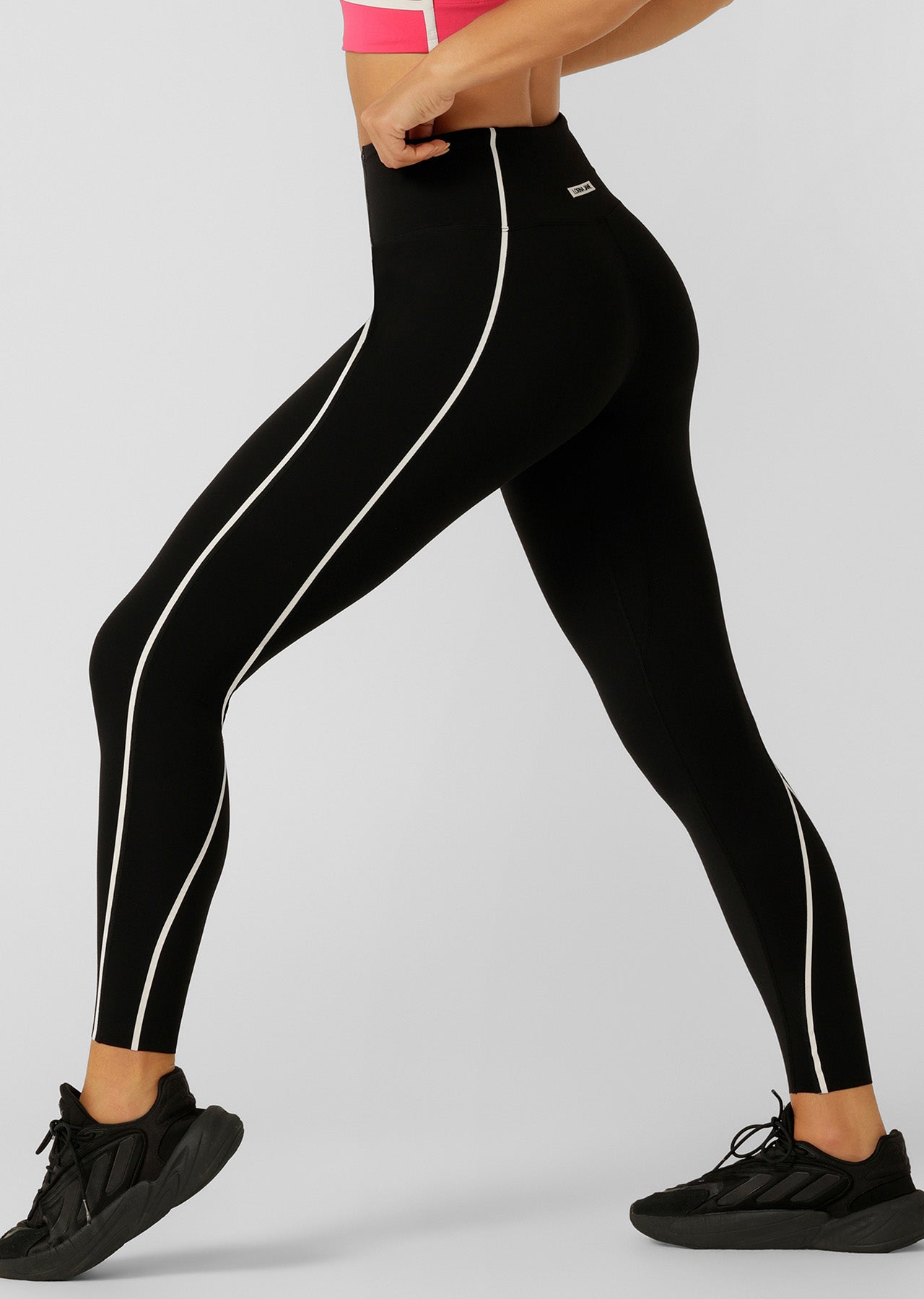 Lorna Jane Night Runner Full Length Leggings - Black