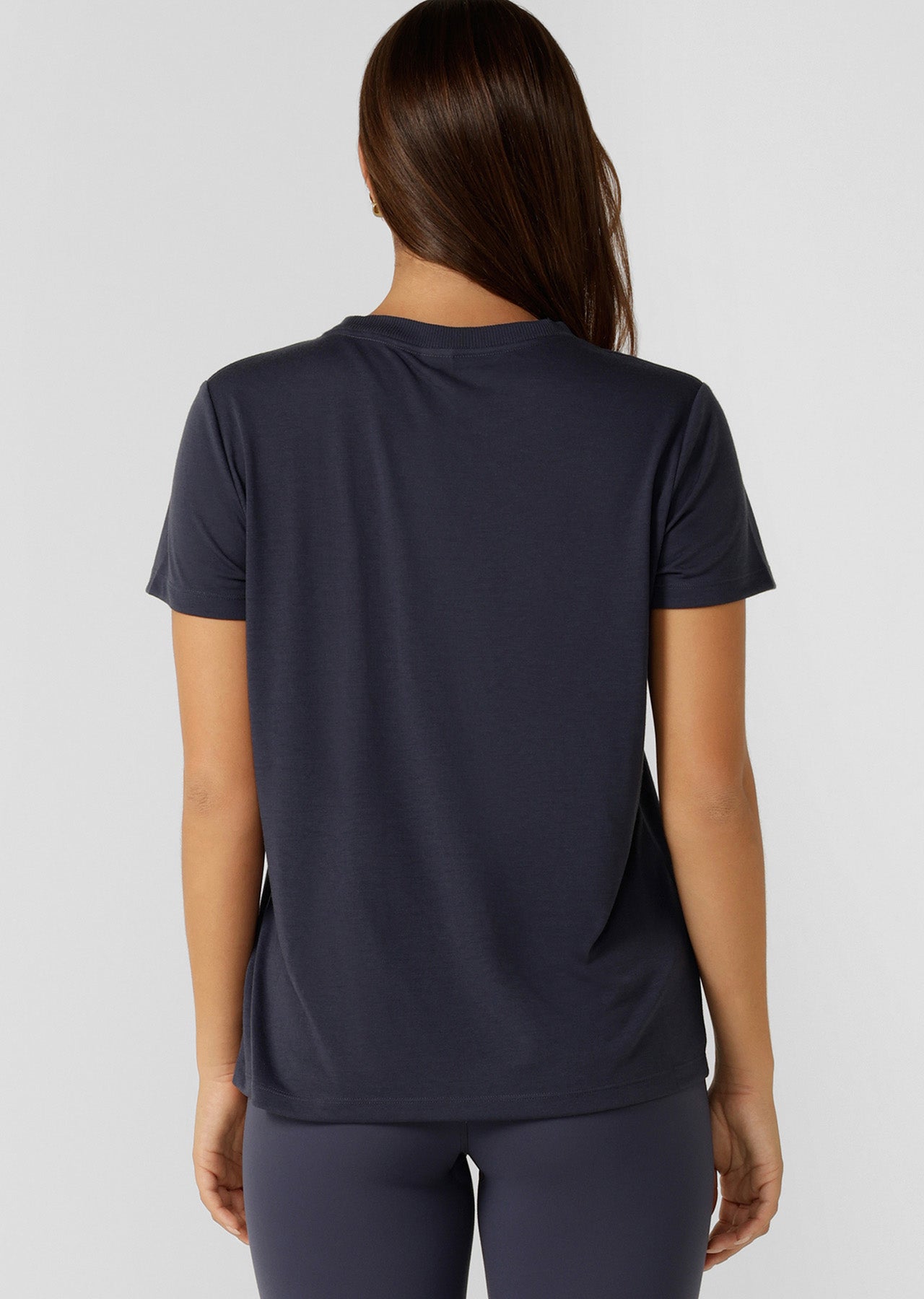 Lorna Jane Lotus Limited Edition Tee - Ash Blue