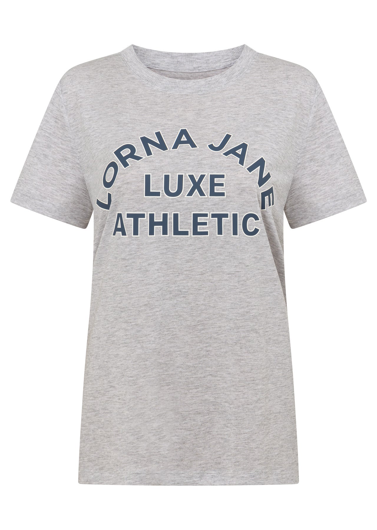 Lorna Jane Lotus Limited Edition Tee - Light Grey Marl
