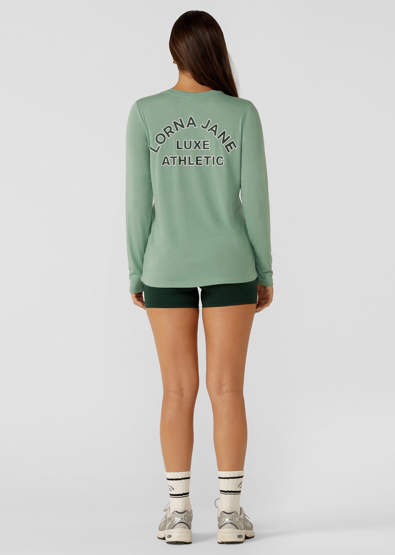 Lorna Jane Lotus Limited Edition Long Sleeve Top - Green Juice