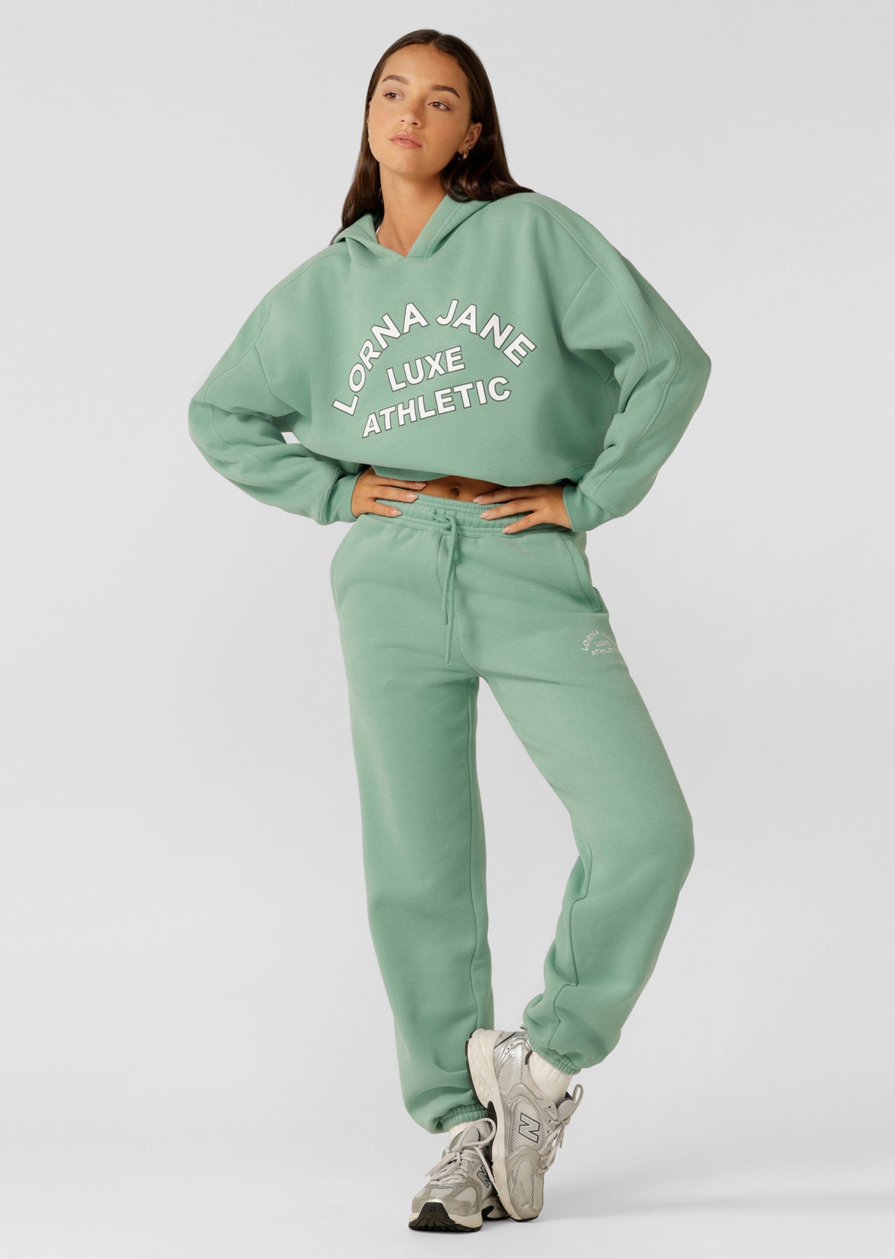 Lorna Jane Lotus Limited Edition Track Pants - Green Juice