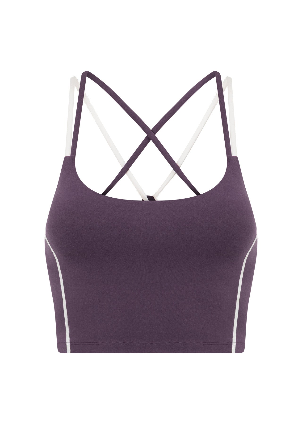 Lorna Jane Limited Edition Lotus Bra Tank Combo - Midnight Plum