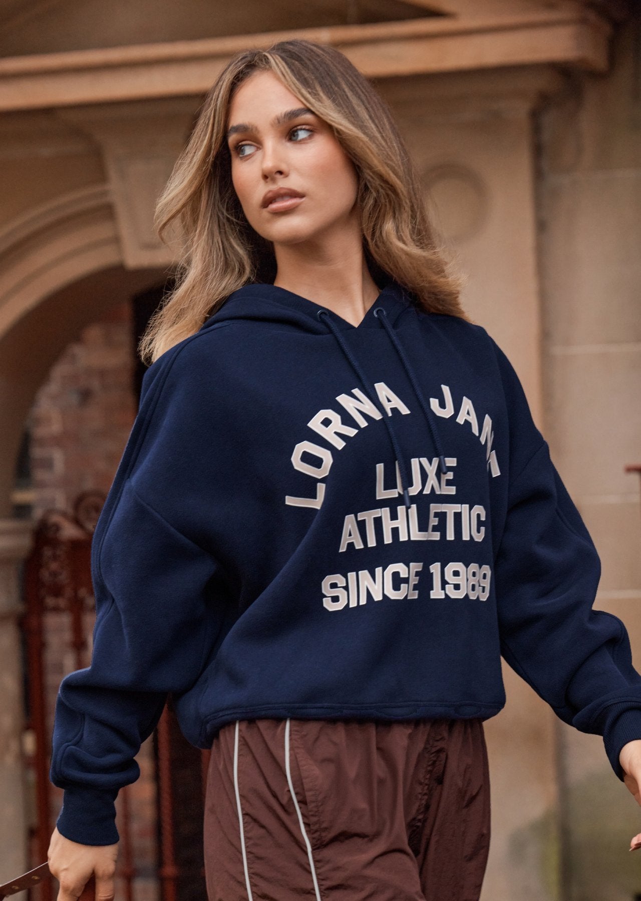 Lorna Jane Limited Edition Lotus Hoodie - French Navy