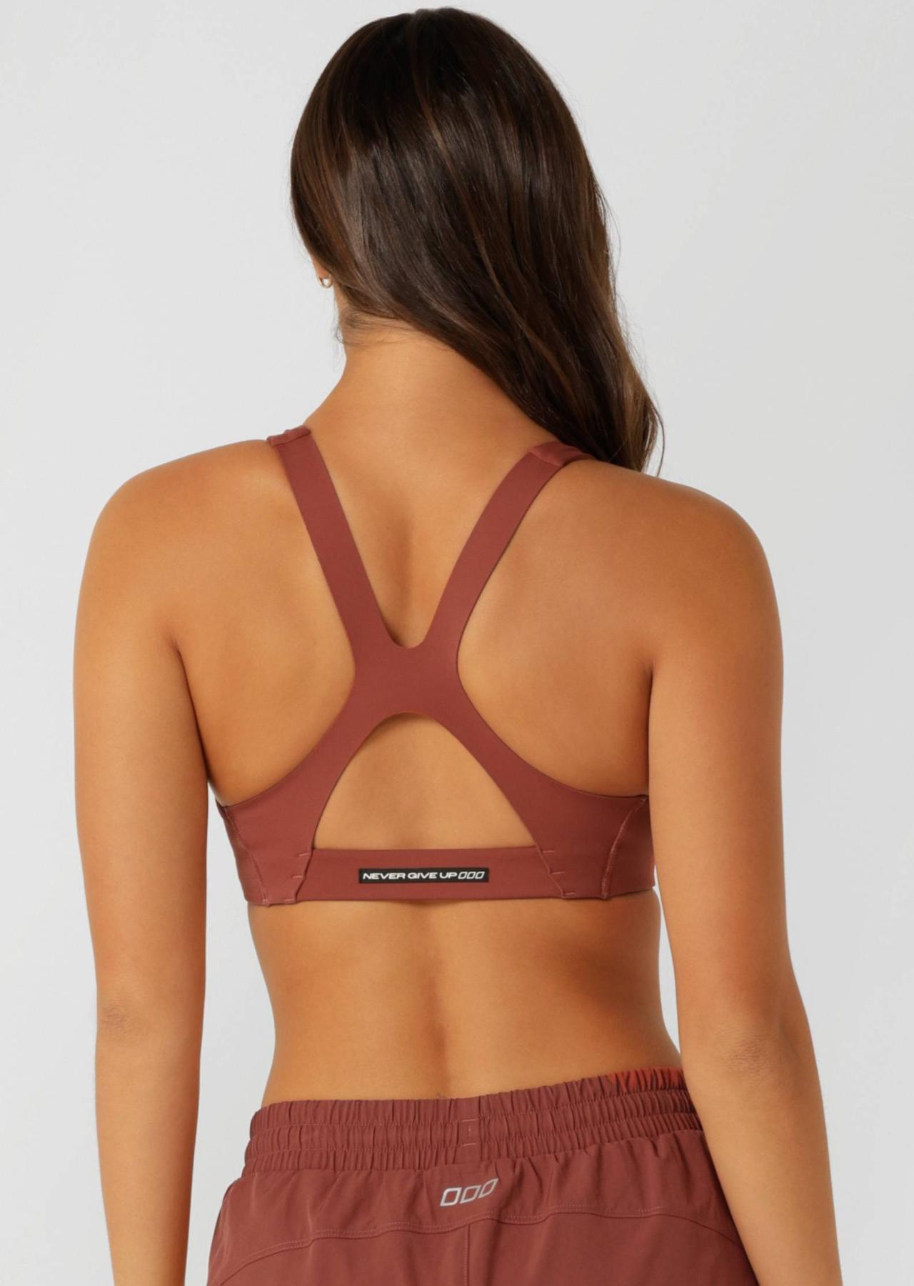 Lorna Jane Sculpt Max Support Sports Bra - Spice