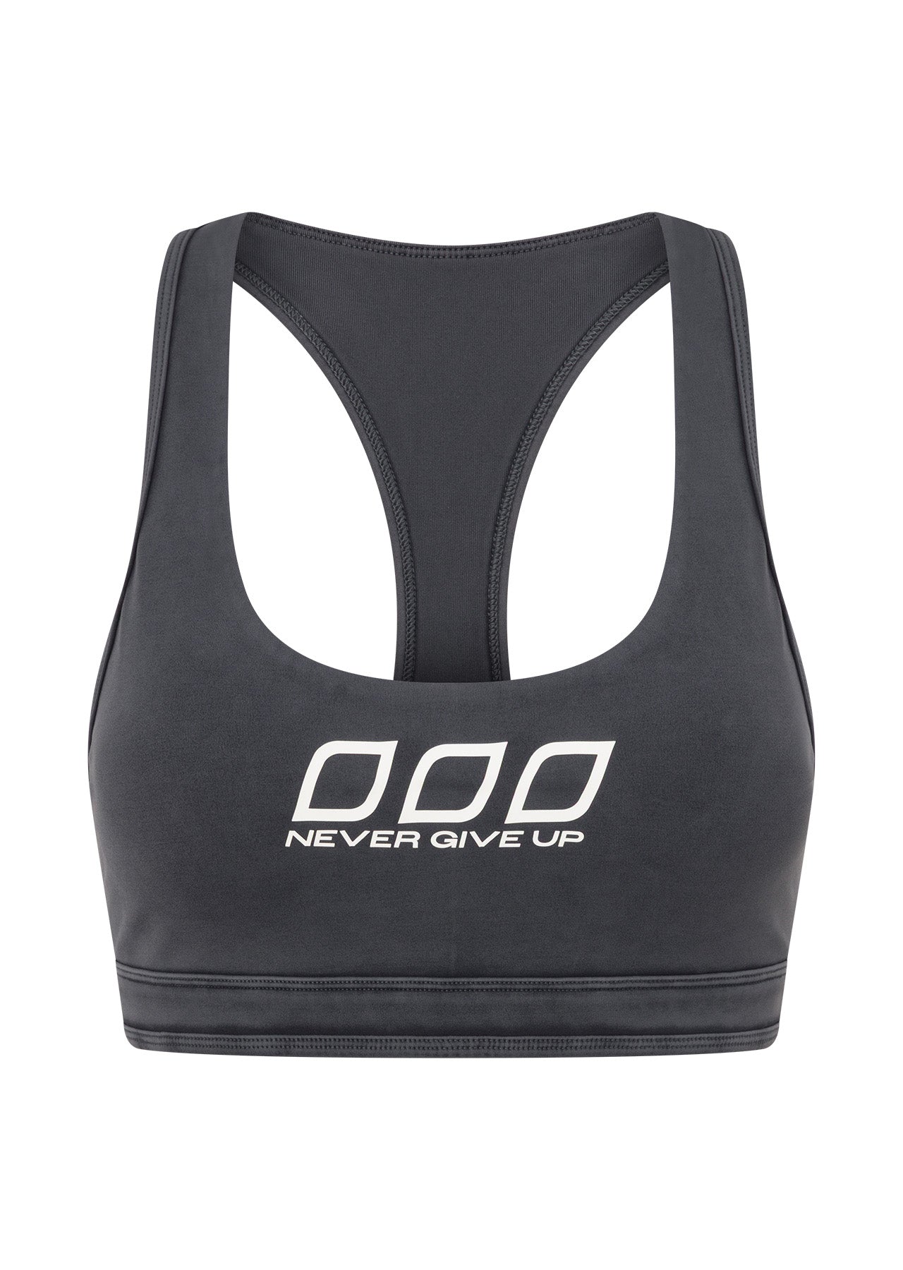 Lorna Jane Fade Out Washed Sports Bra - Washed Black