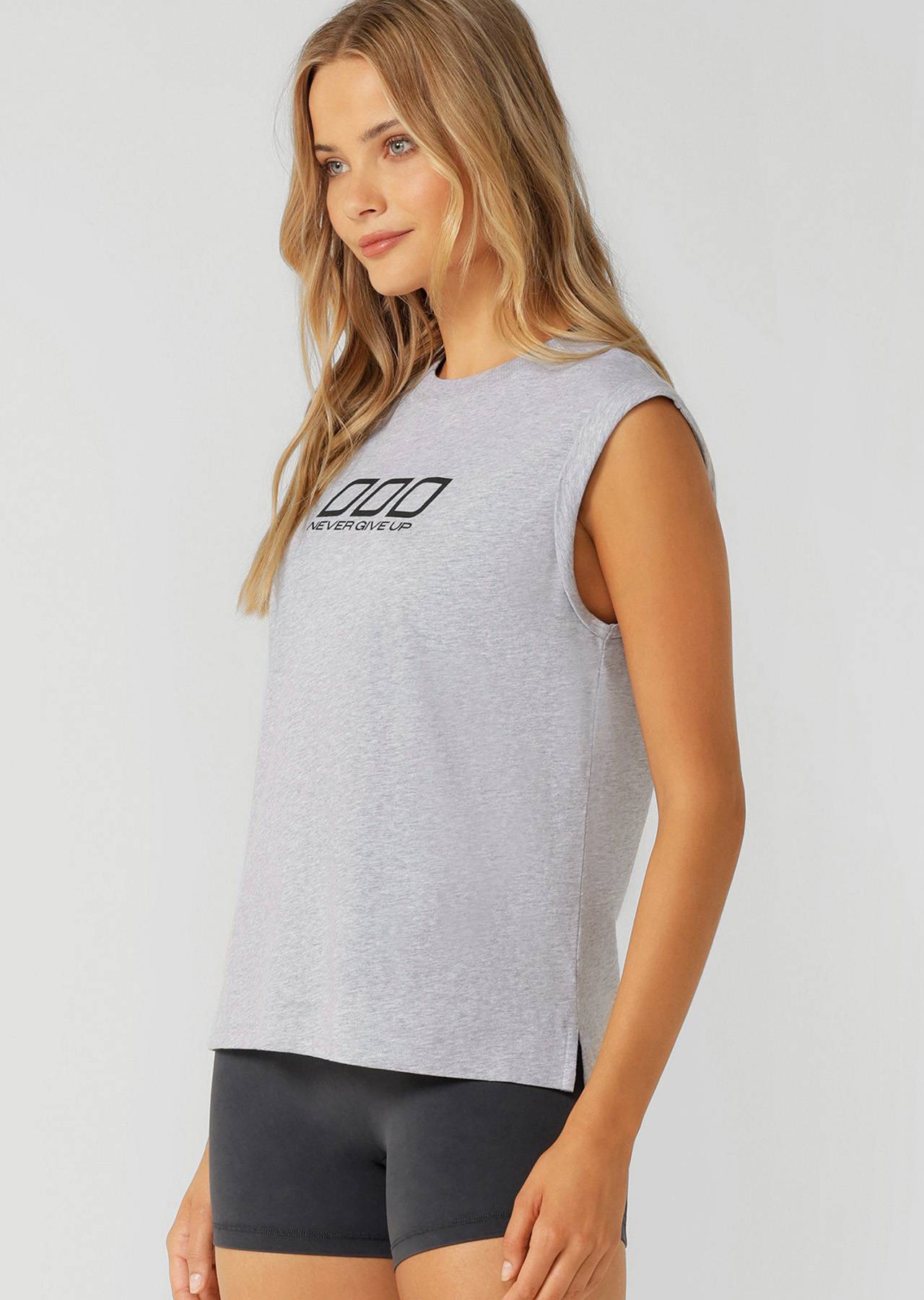 Lorna Jane Made To Move Transdry Tank - Grey Marl