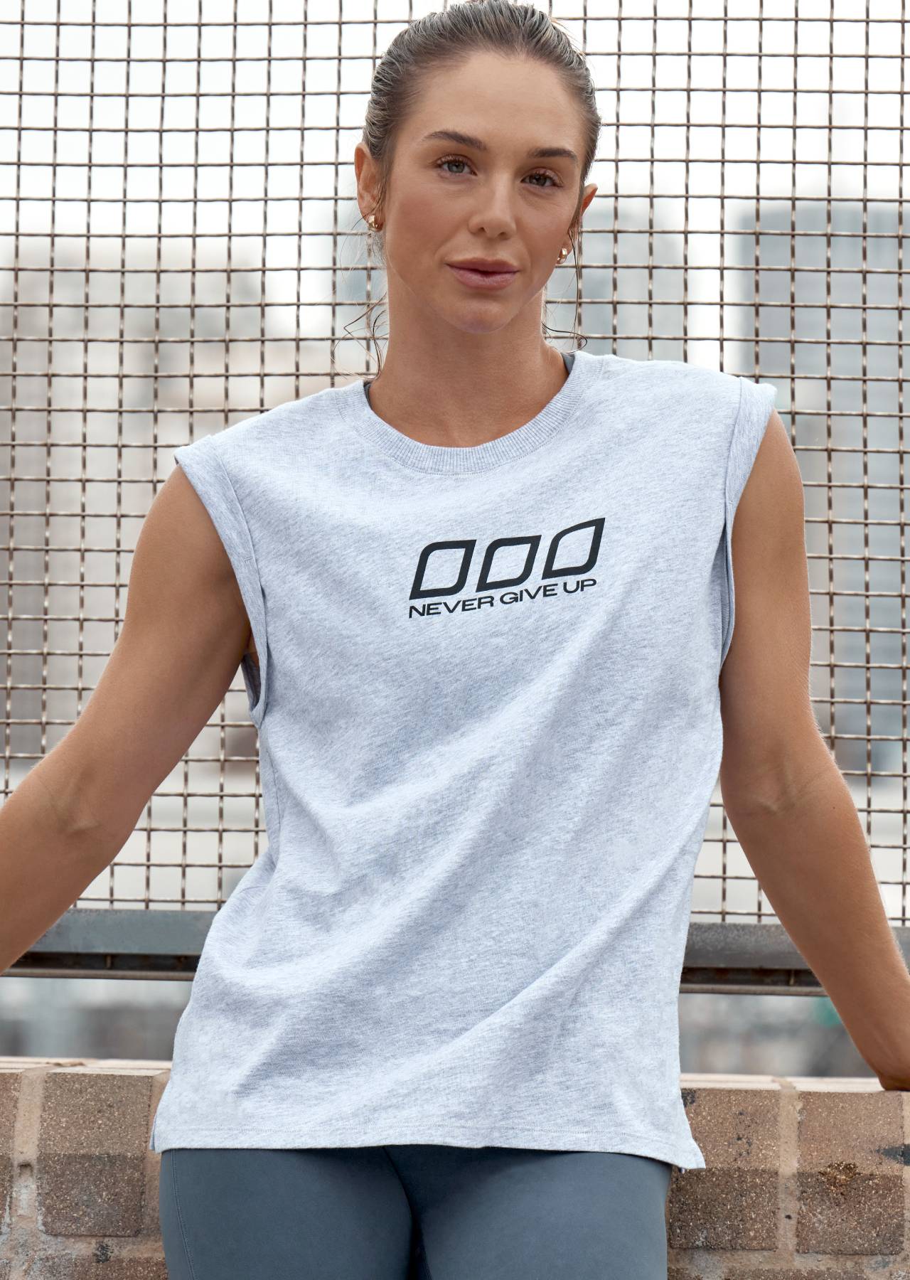 Lorna Jane Made To Move Transdry Tank - Grey Marl