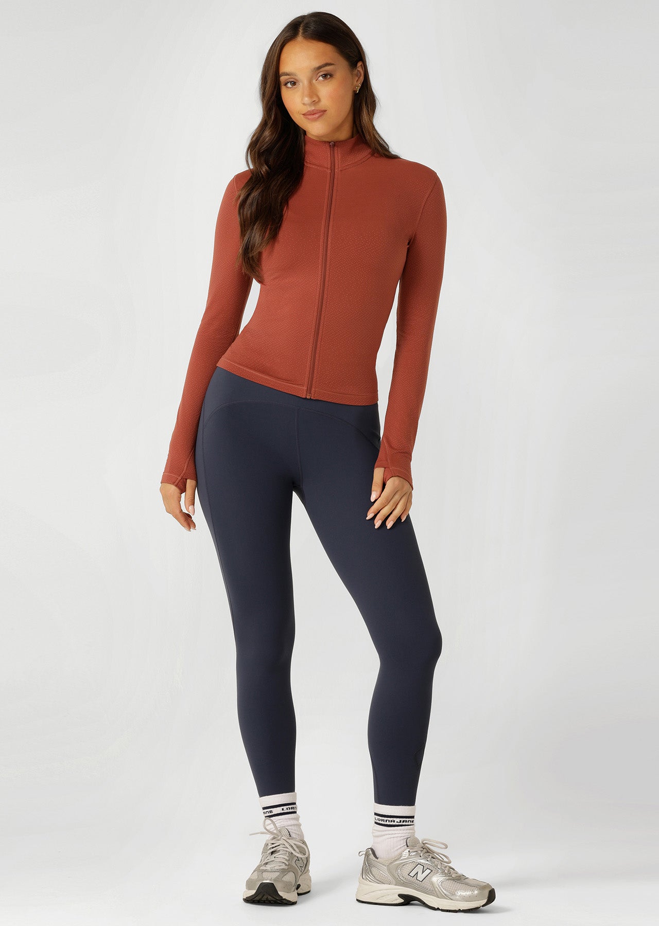 Lorna Jane Iconic Active Zip Through - Spice