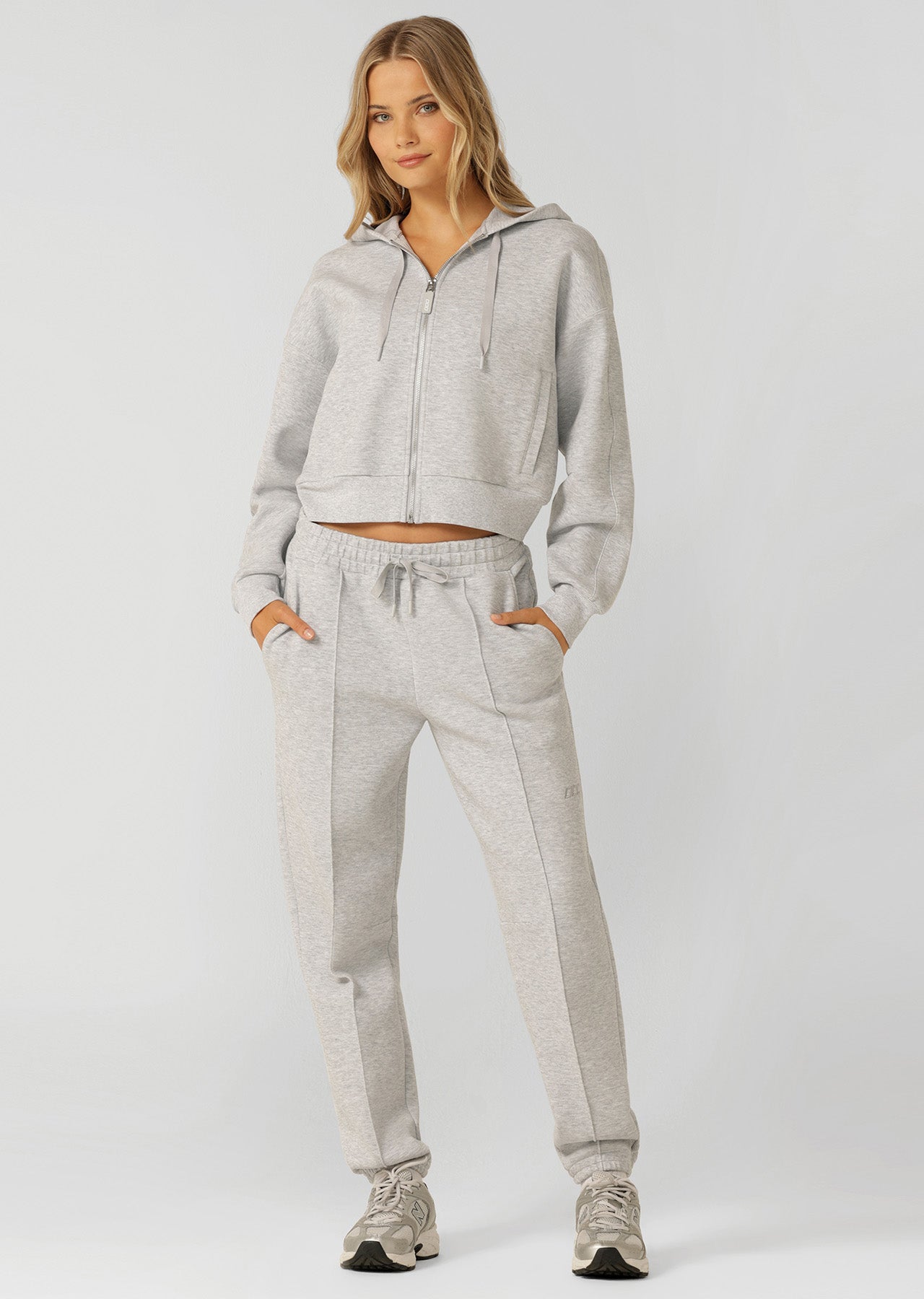 Lorna Jane Performance Tech Sweatpants - Grey Marl