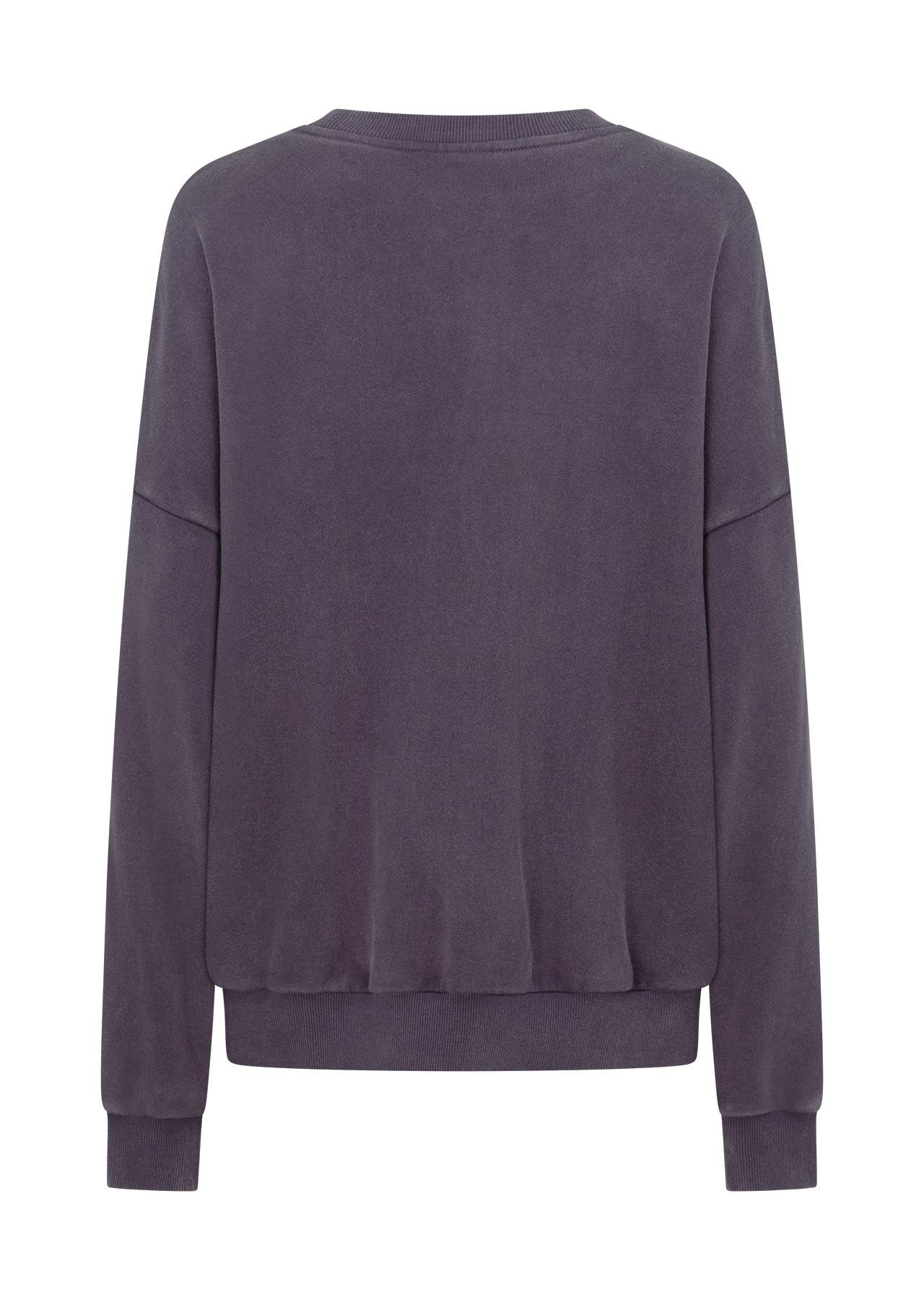 Lorna Jane New Sport Washed Sweatshirt - Washed Midnight Plum