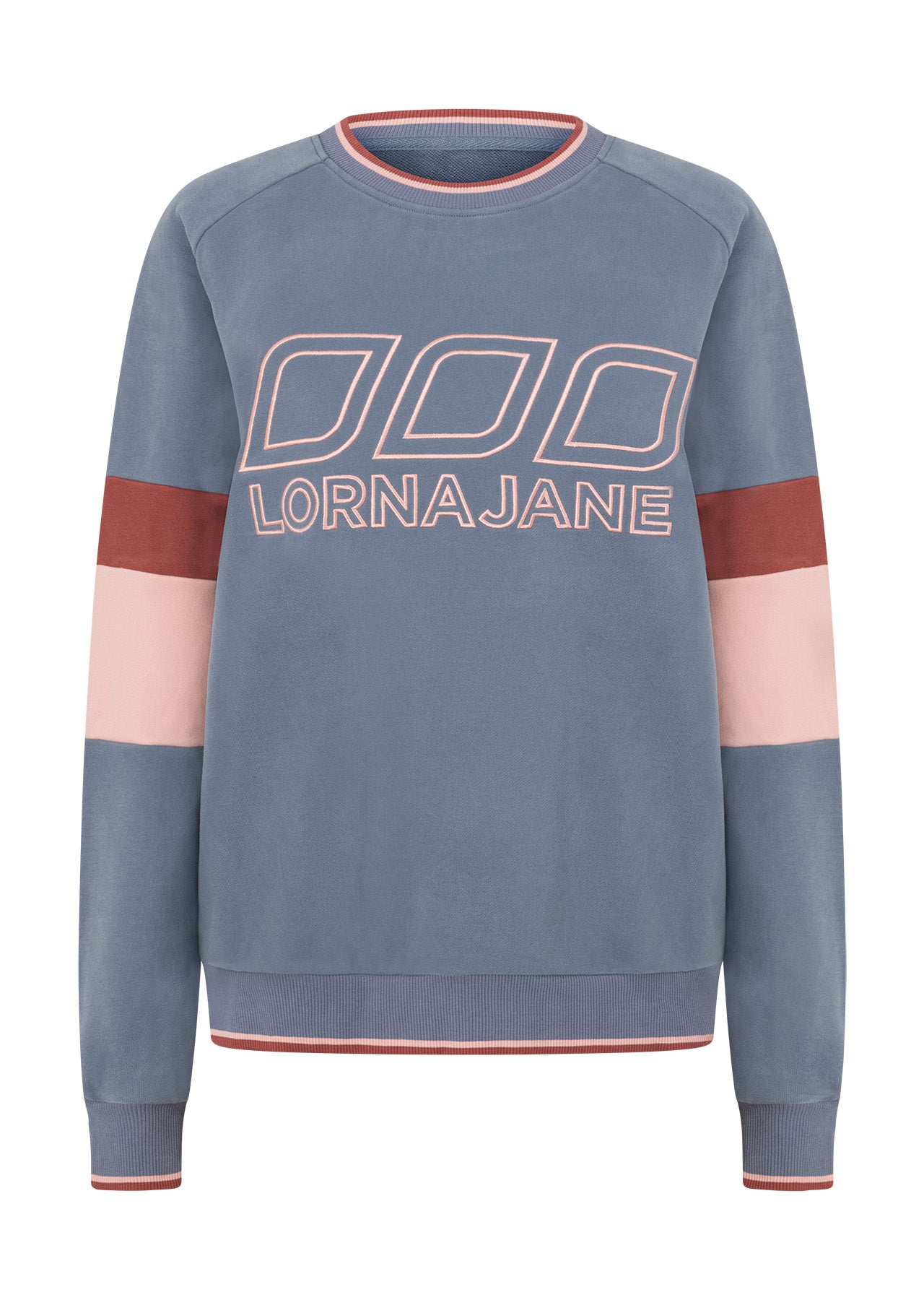 Lorna Jane Iconic Sport Panelled Sweat - Powder Grey